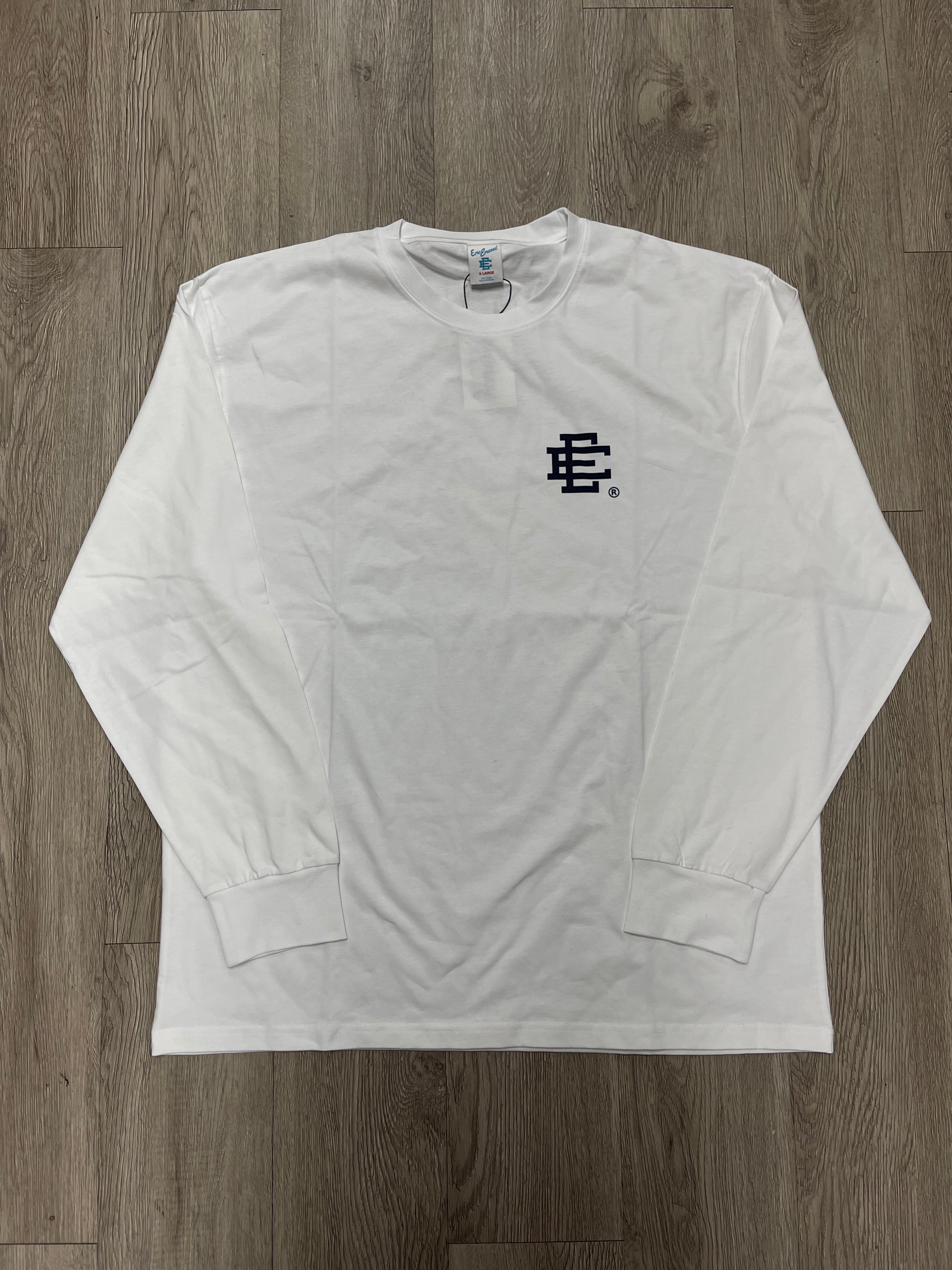 Eric Emanuel White Navy Long Sleeve