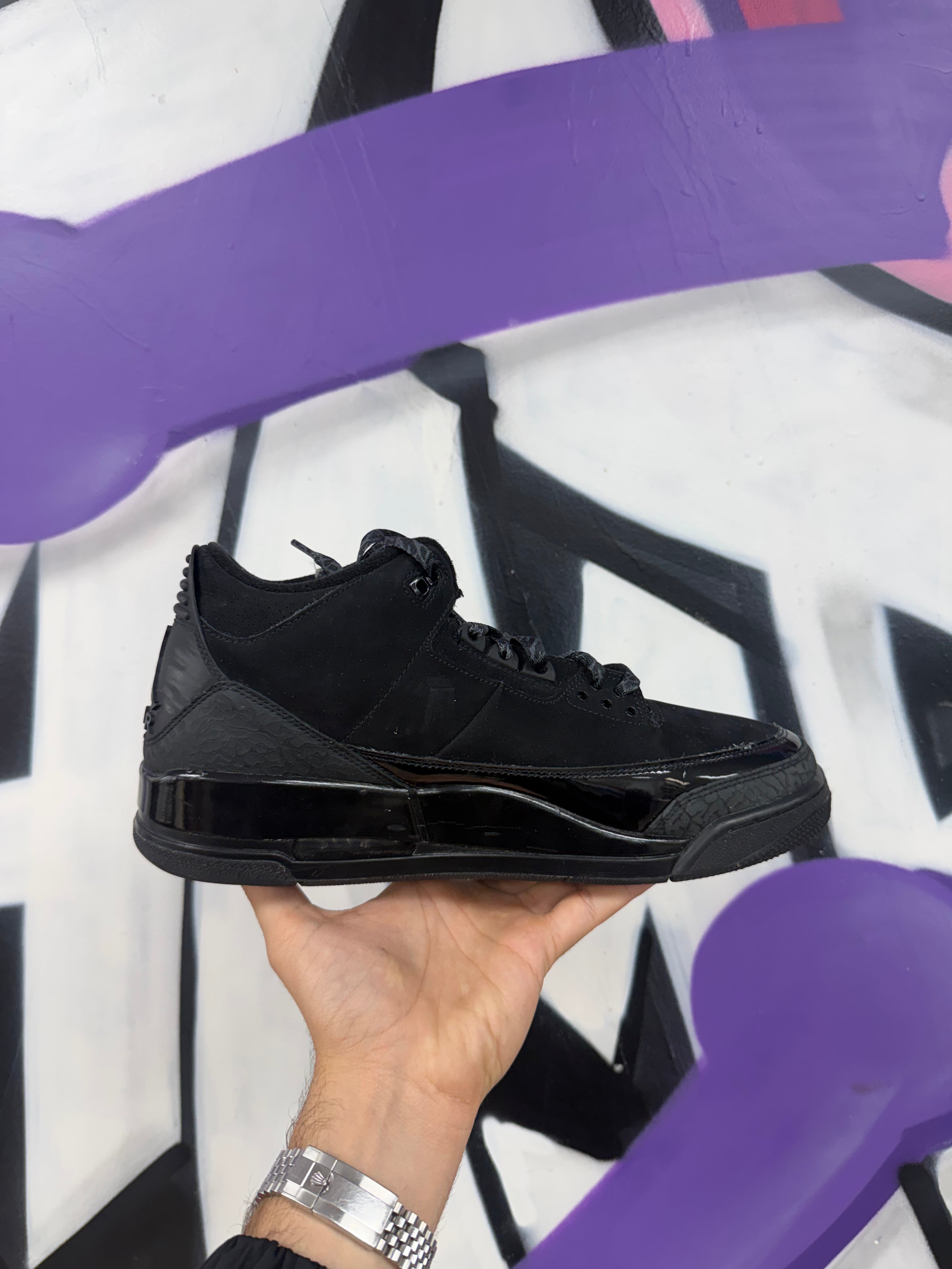 Jordan 3 Black Cat Sneakers