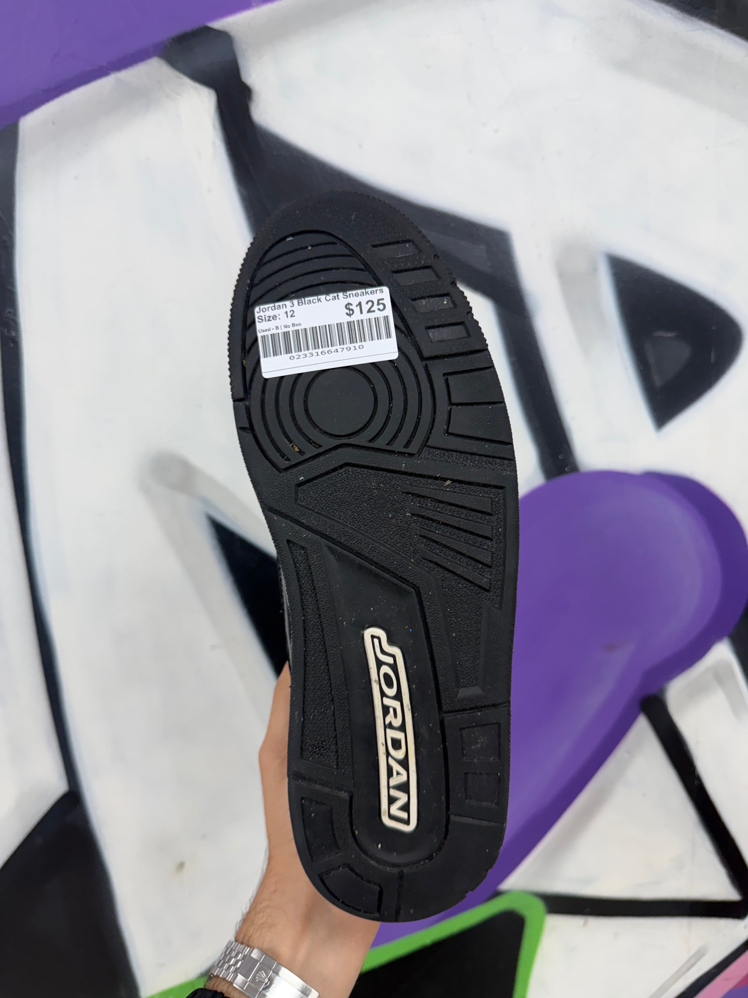 Jordan 3 Black Cat Sneakers