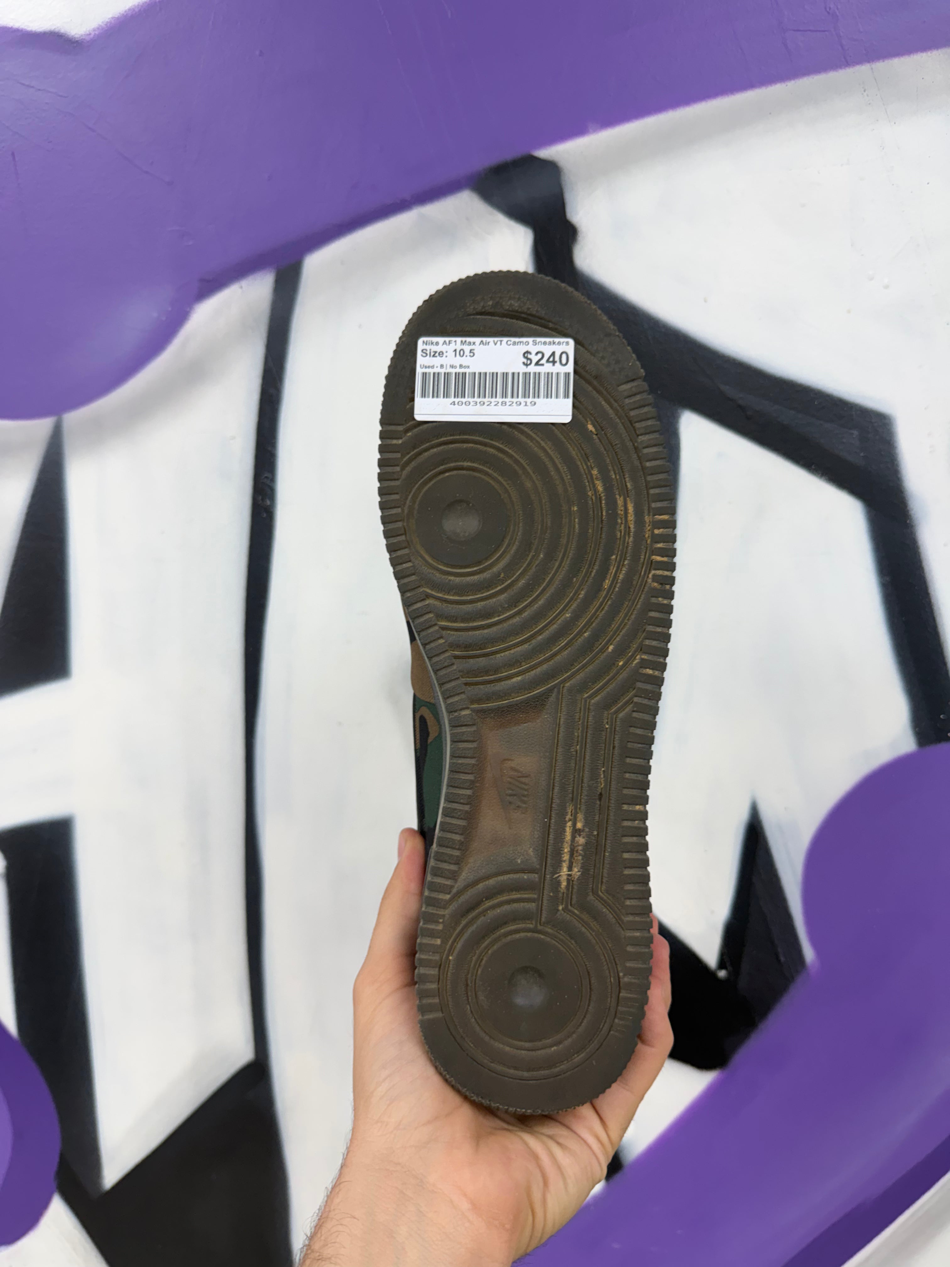 Nike AF1 Max Air VT Camo Sneakers
