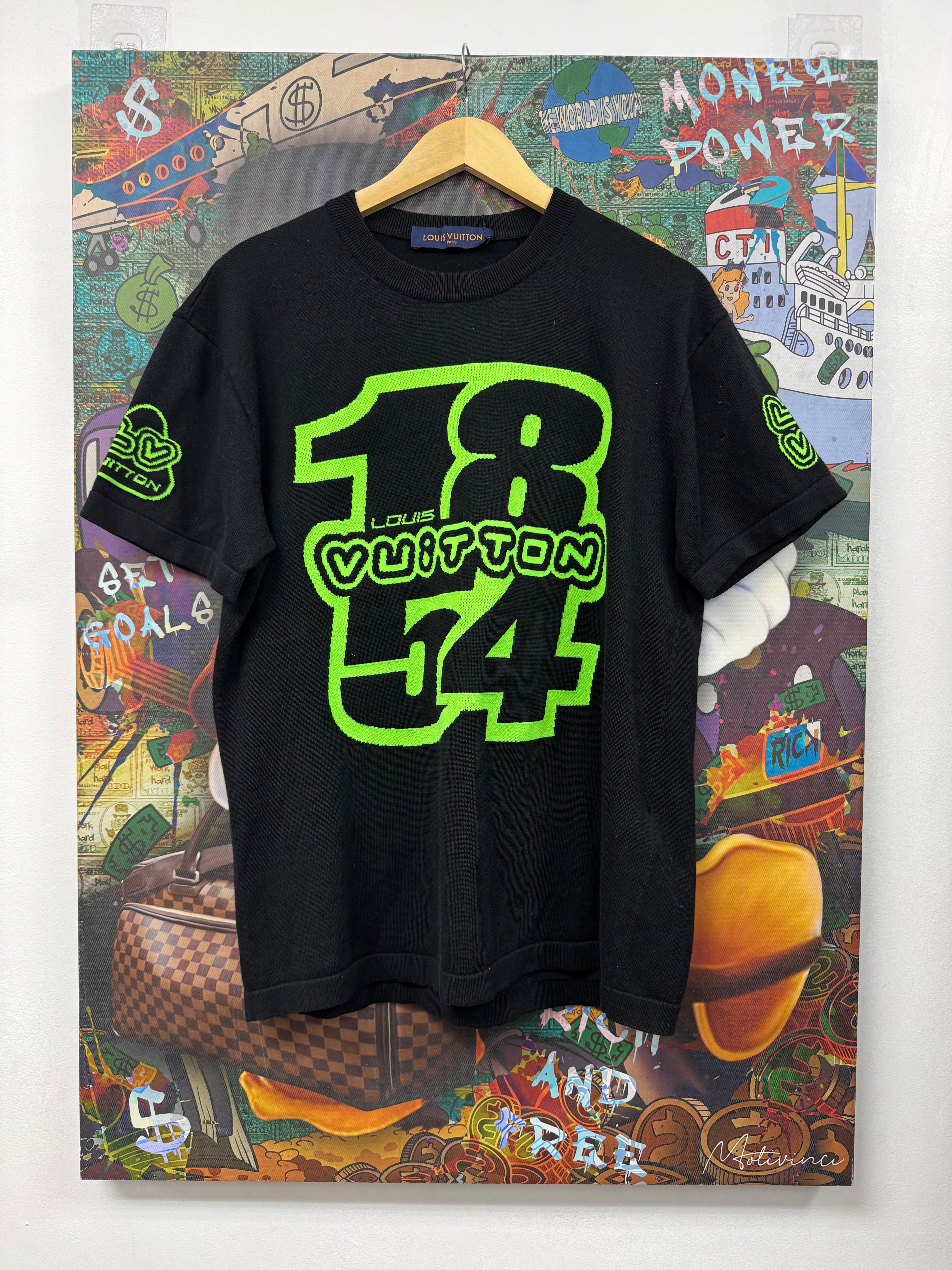 Louis Vuitton Black Green 1854 Tee