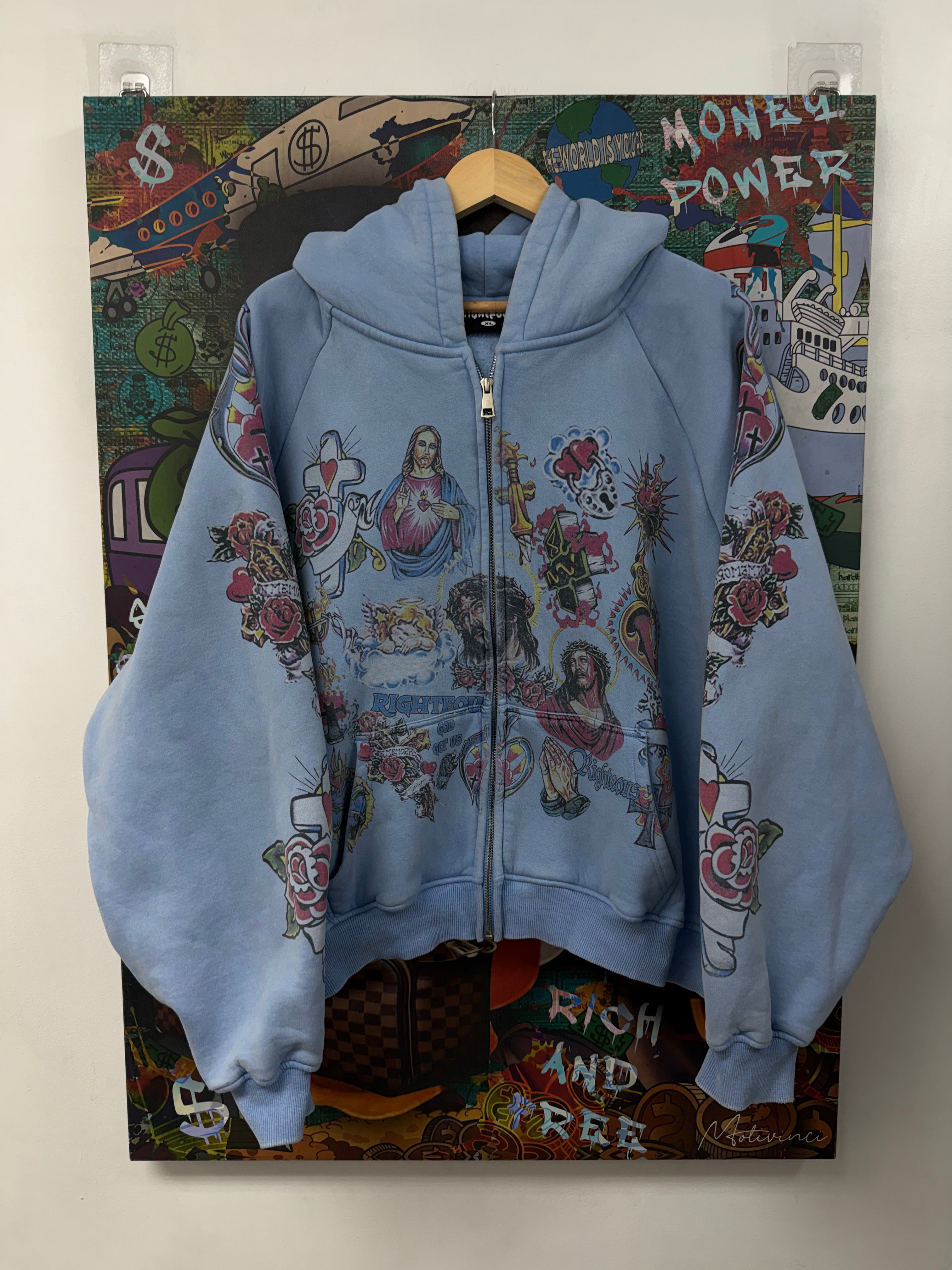 Righteous Blue Risen King Zip Up