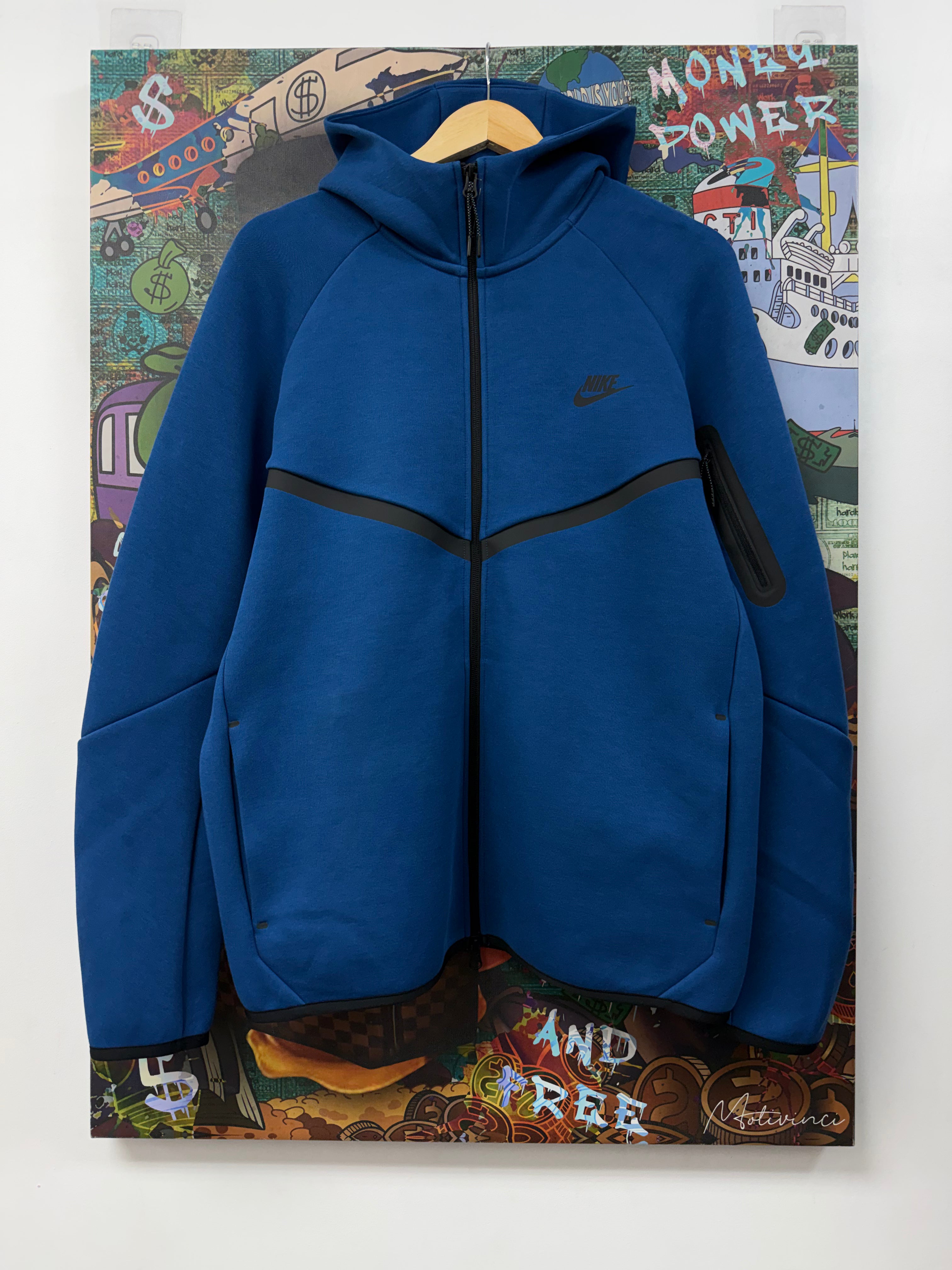 Nike Blue Tech Zip Up