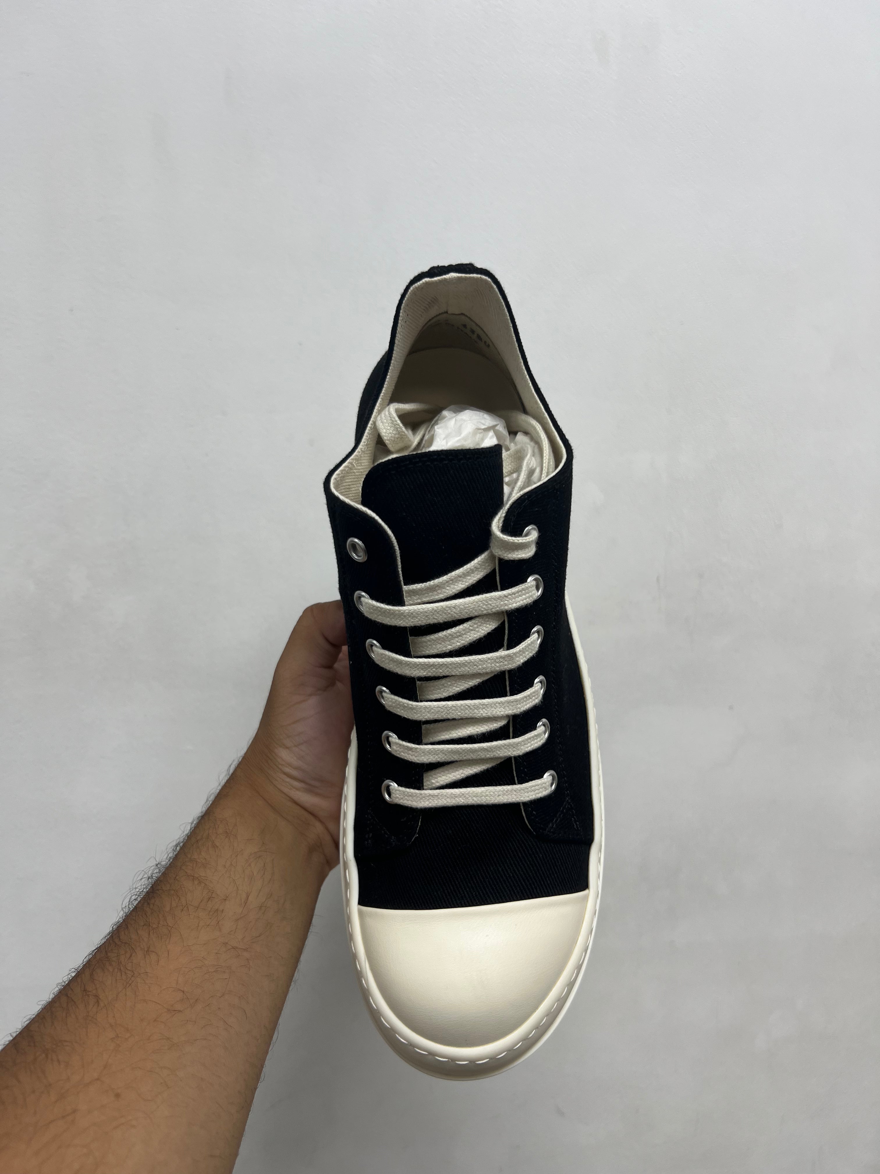 Rick Owens Black Ramone DRKSHDW Low Sneakers