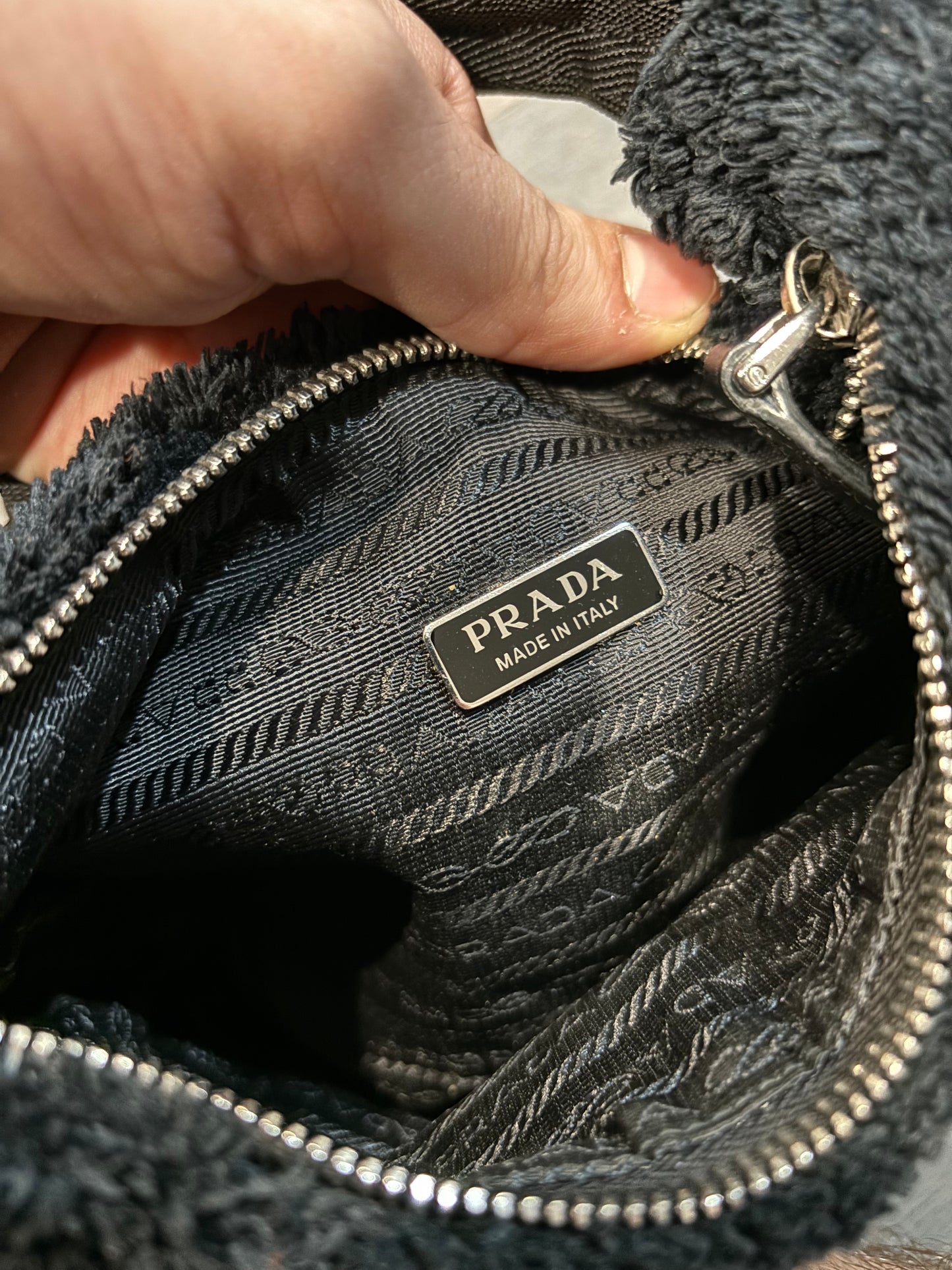 Prada Terry Mini Bag Black size:Small Used