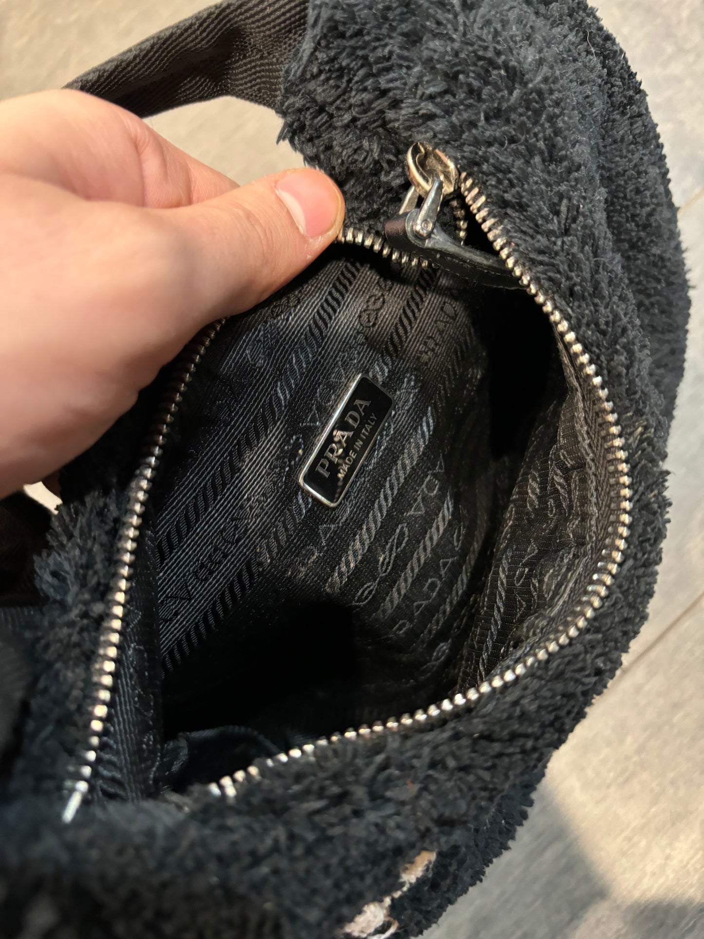 Prada Terry Mini Bag Black size:Small Used