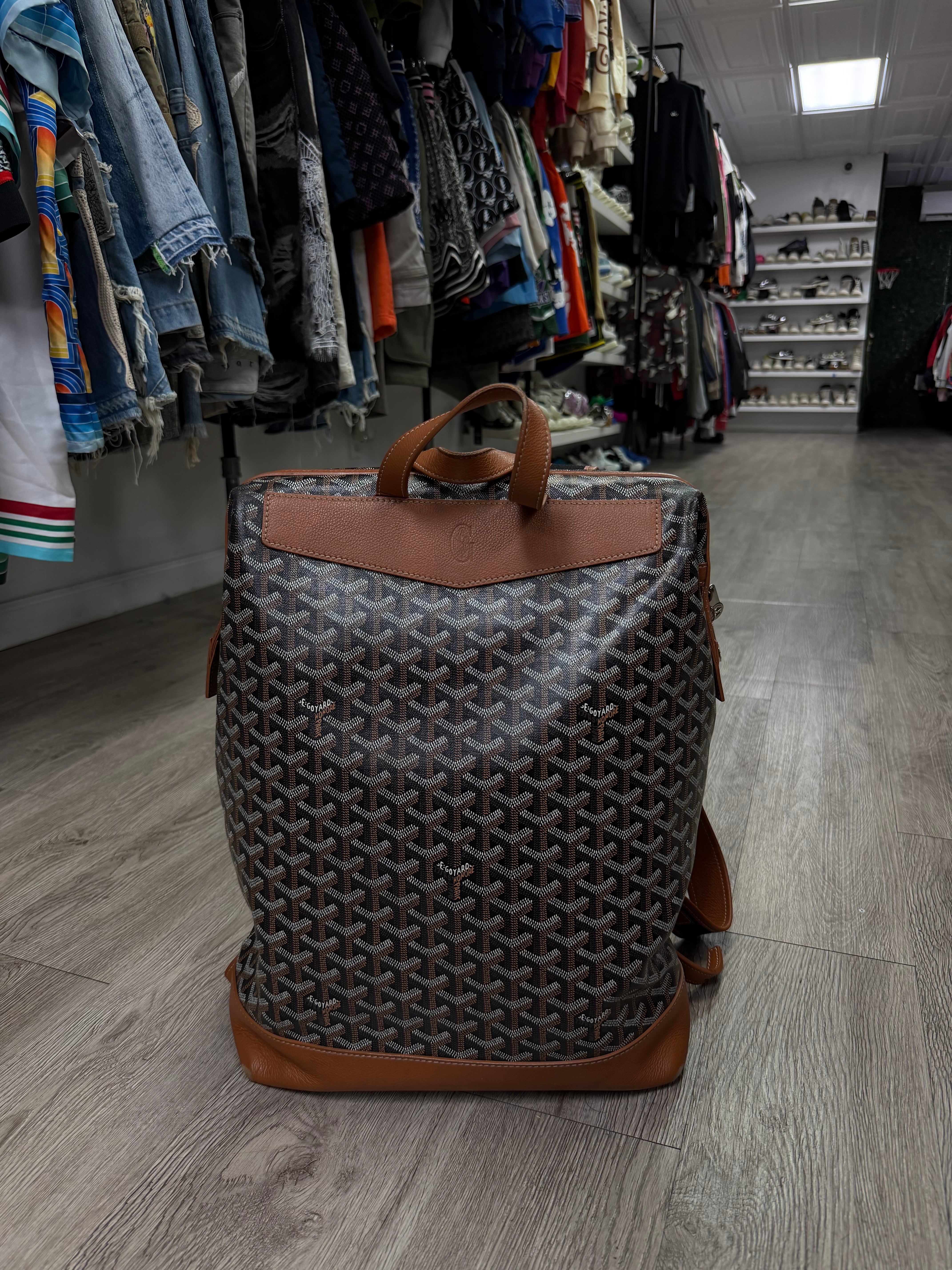 Goyard Tan Cisalpin Bag