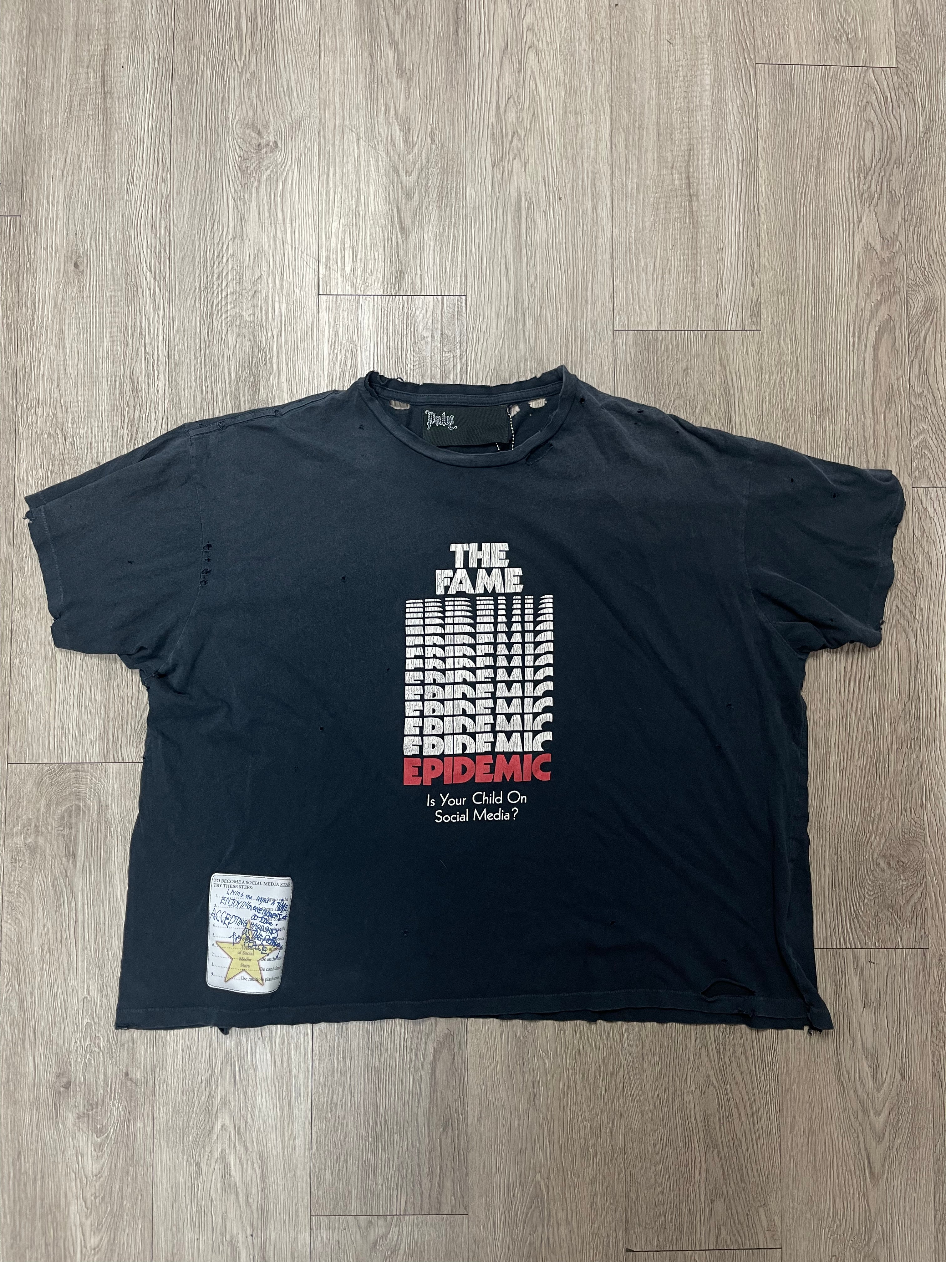 Paly The Fame Epidemic Distressed Tee