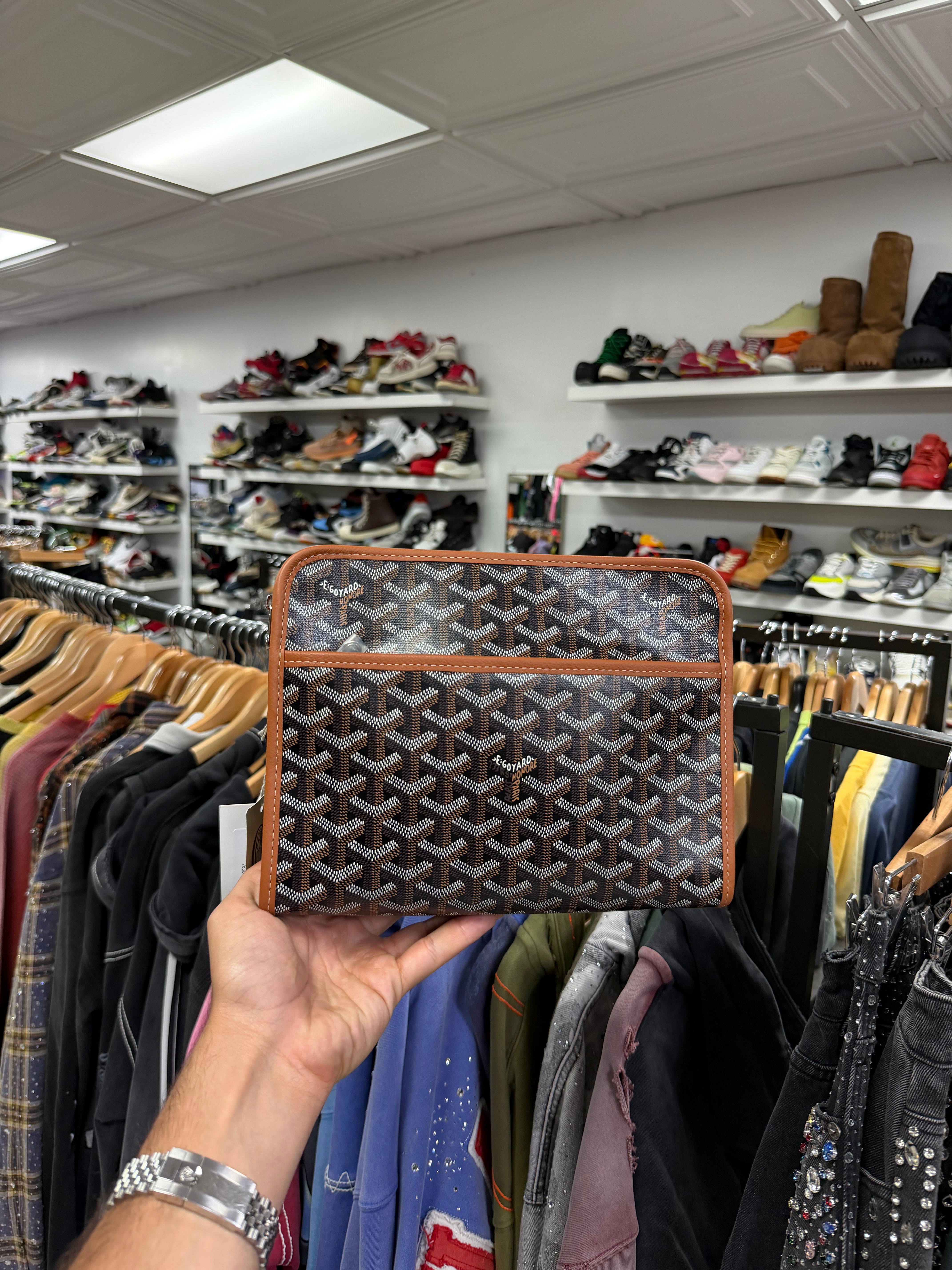 Goyard Tan Jouvence Bag