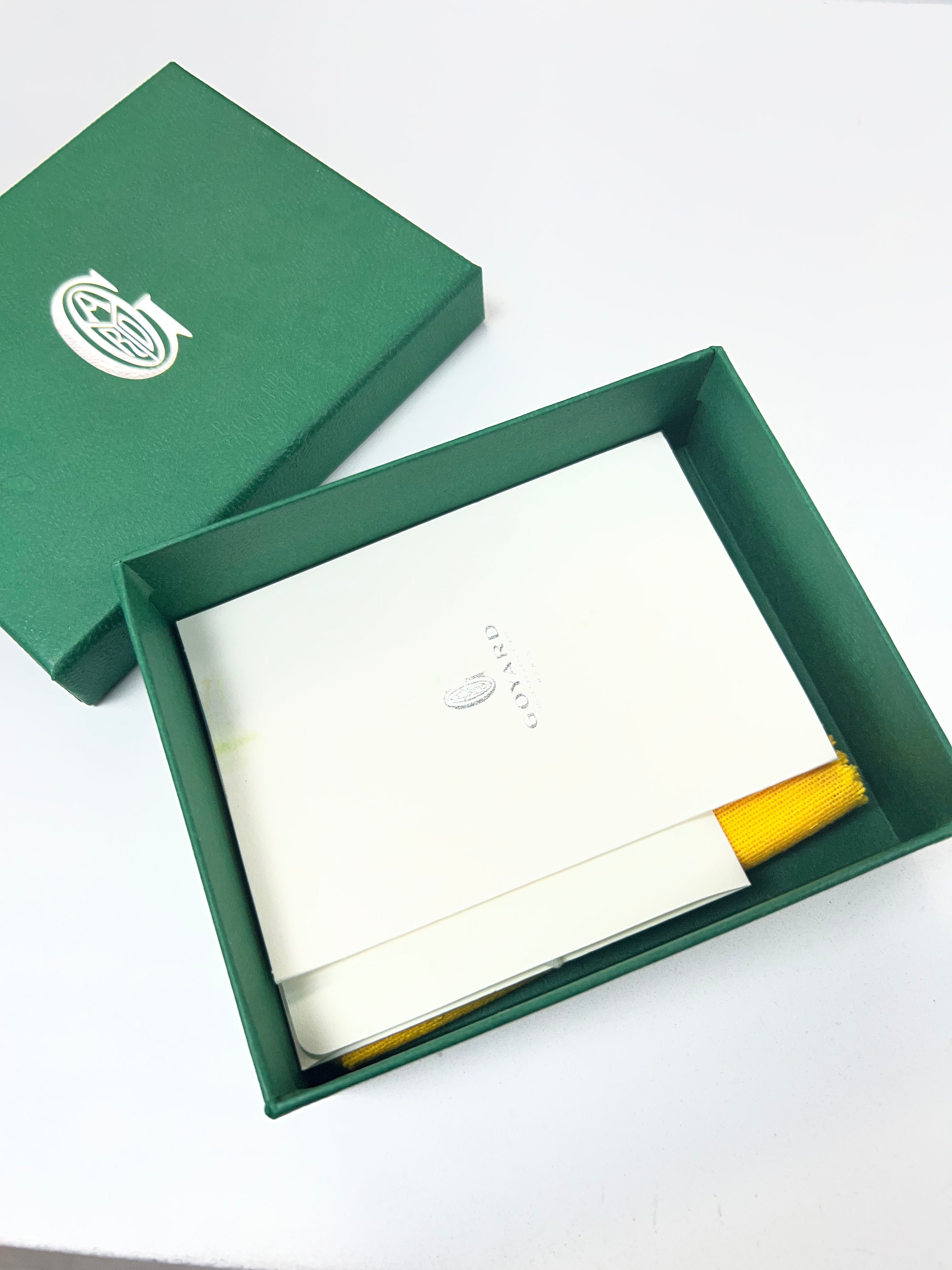 Goyard Olive Saint Sulpice Card Holder Accessories