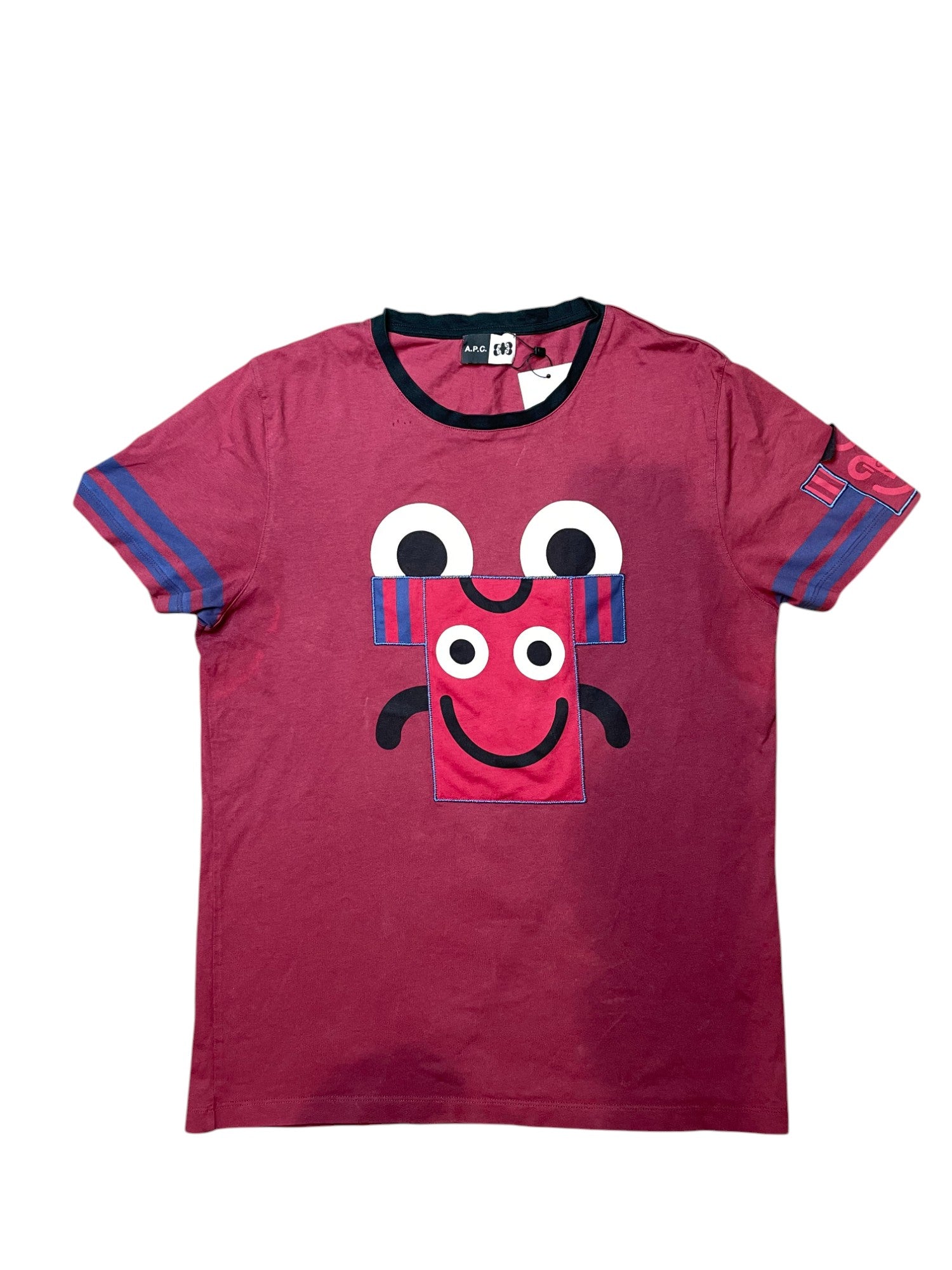 APC 'Smiley' Maroon Tee