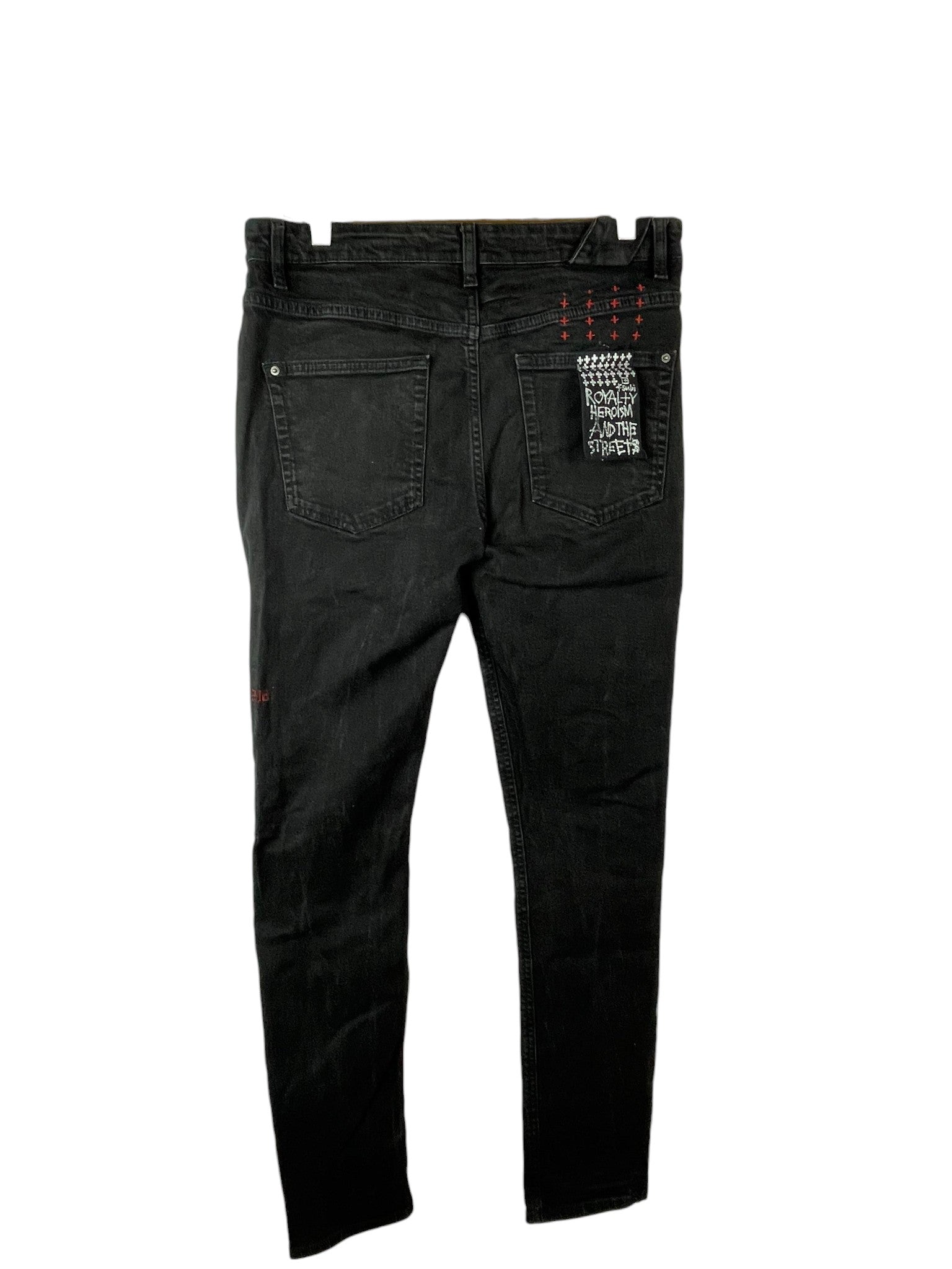 Ksubi Black & Red Jeans
