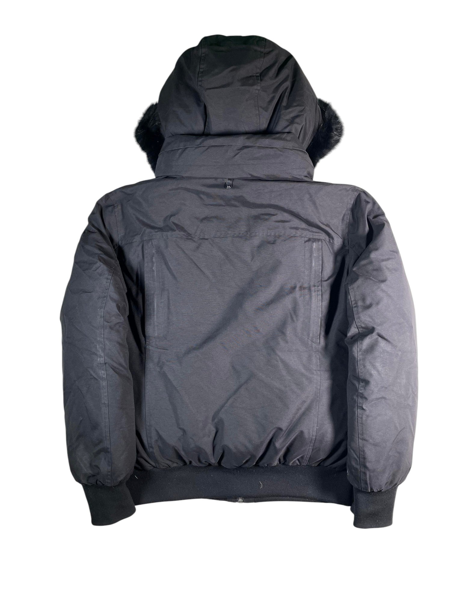 Mackage Black Fur Black Bomber Jacket