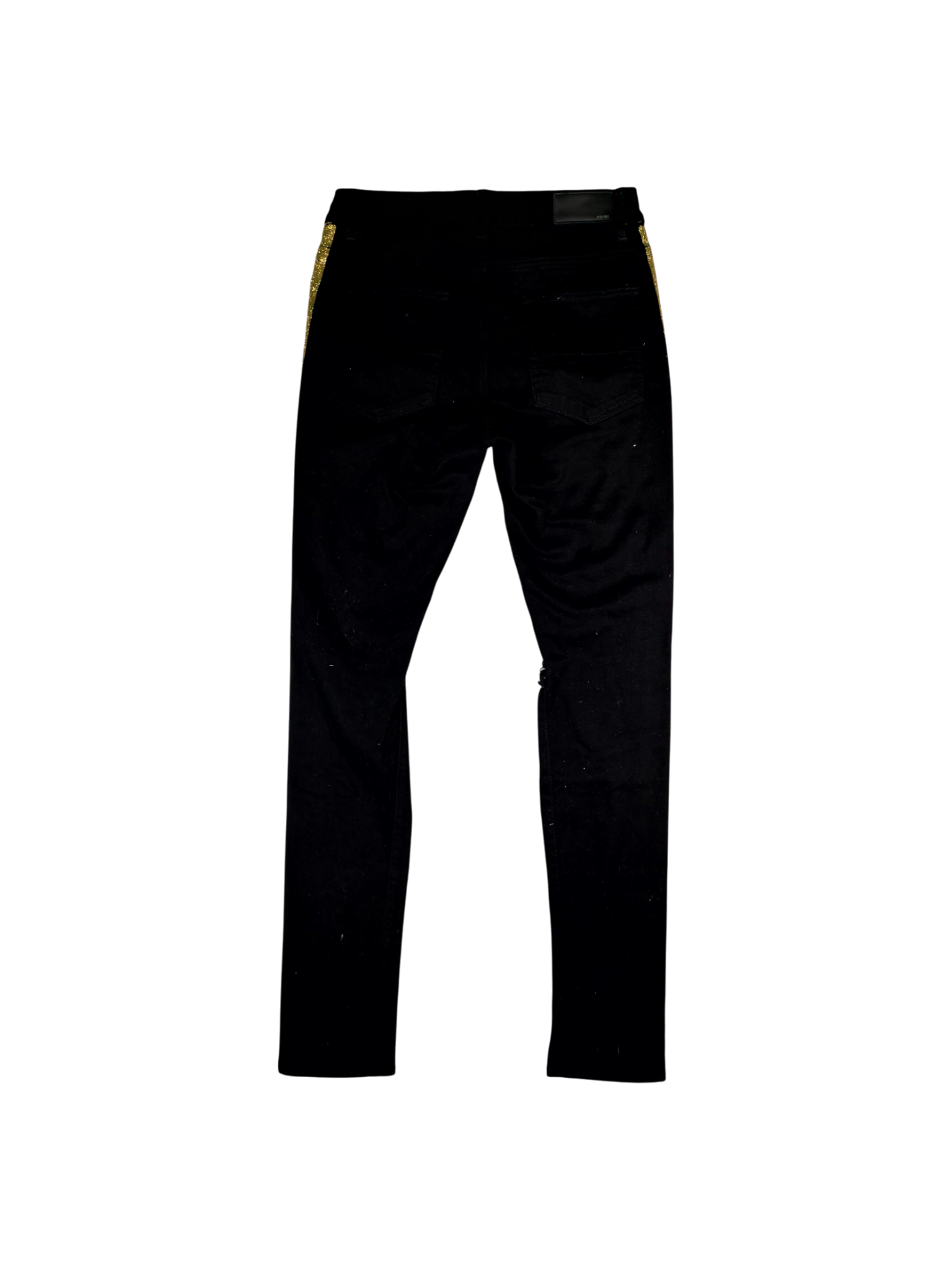 Amiri Thrasher Gold Stripe Jeans