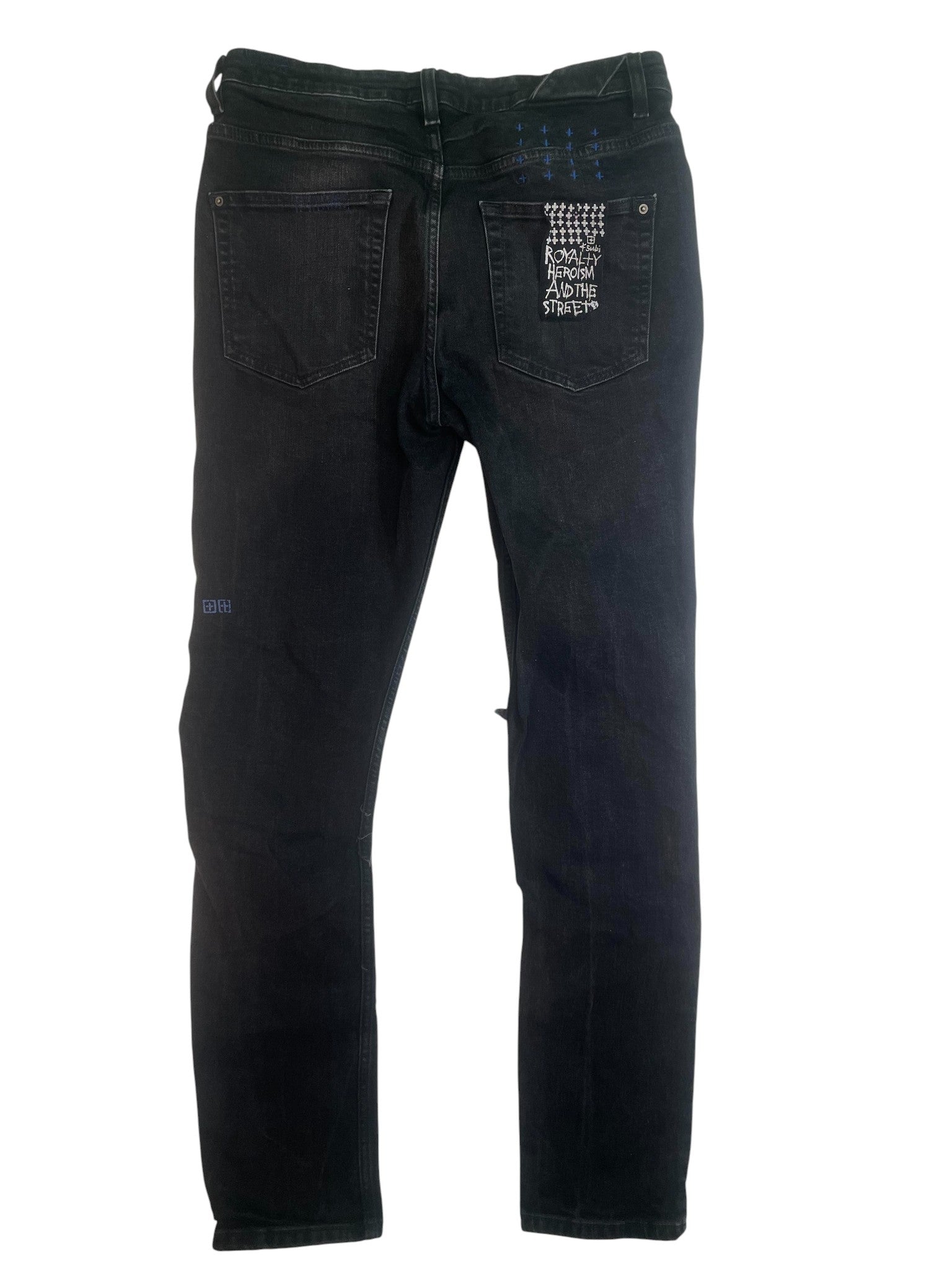 Denim Tears Dirty Wash Distressed Jeans