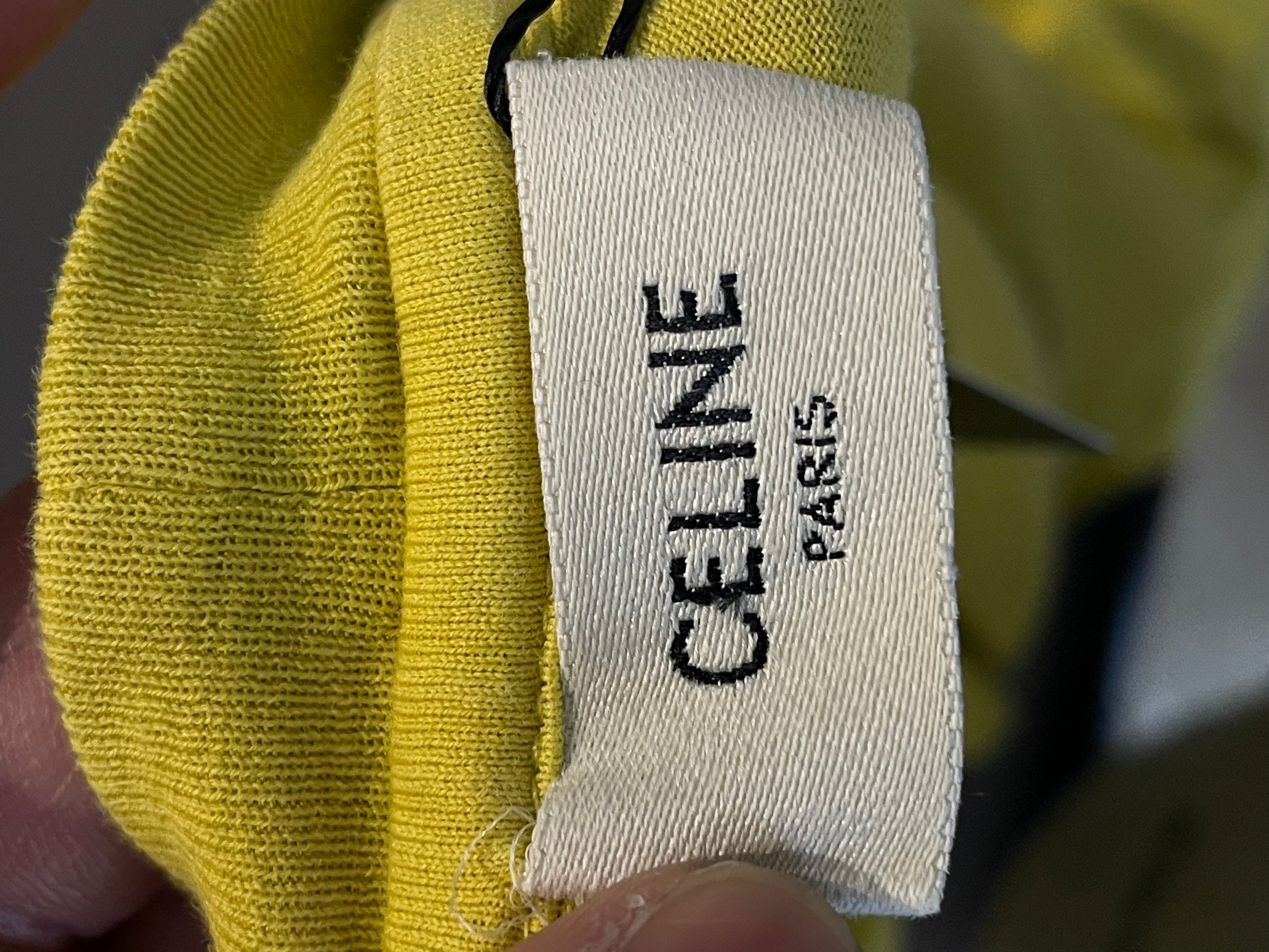 Celine Logo Black & Yellow Tee