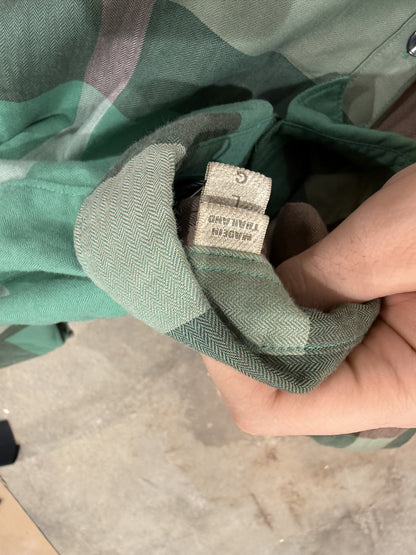 Burberry Button Up Green Large Used