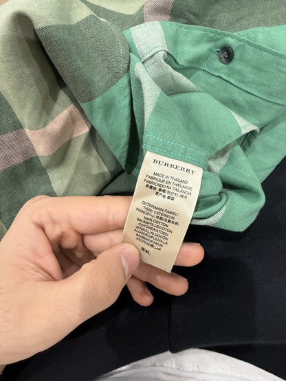 Burberry Button Up Green Large Used
