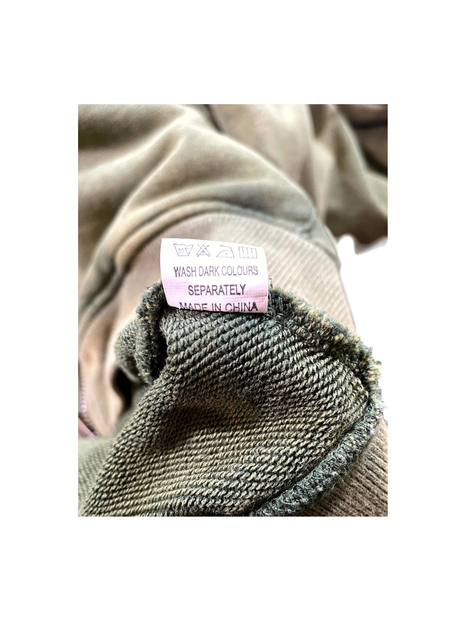 Godspeed OG Logo Zip Up Olive & Cream Hoodie