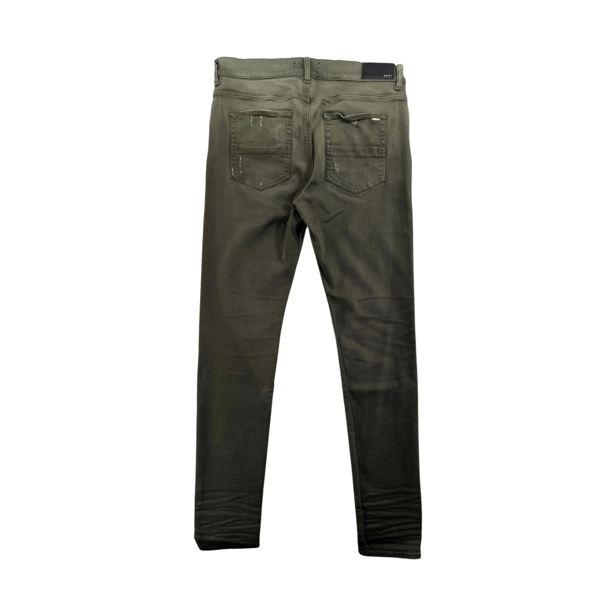 Amiri Patch Olive & Orange Jeans