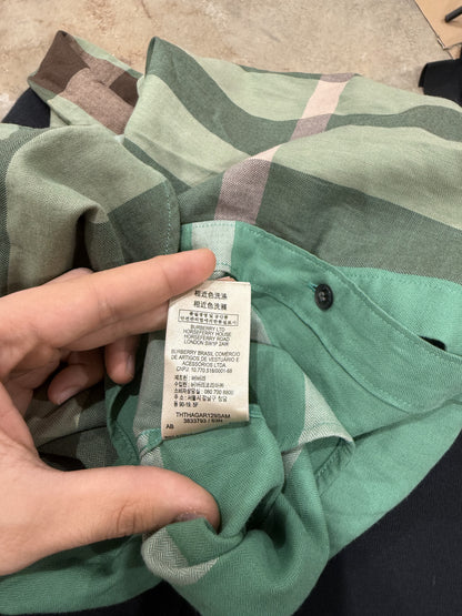 Burberry Button Up Green Large Used
