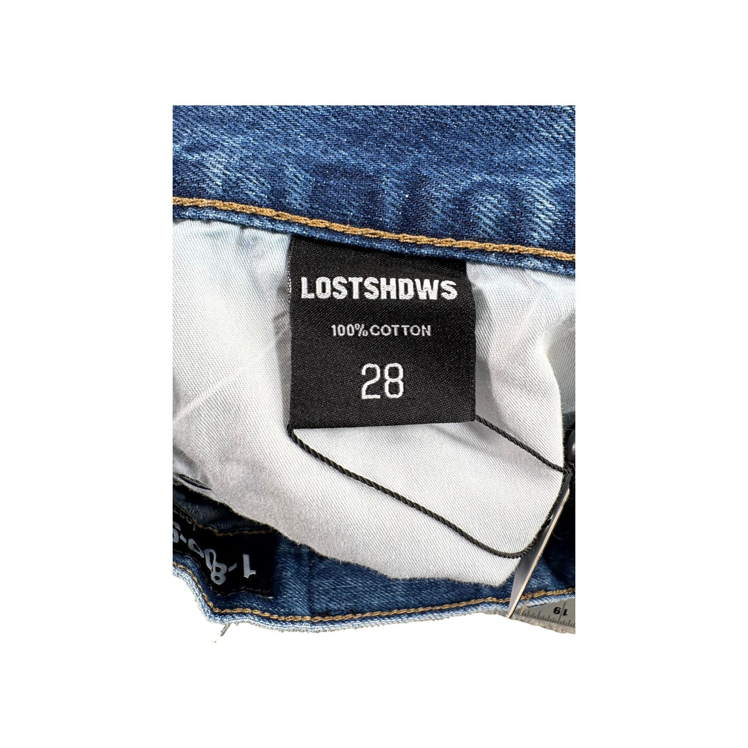 LOST SHDWS Blue & Cream Jeans