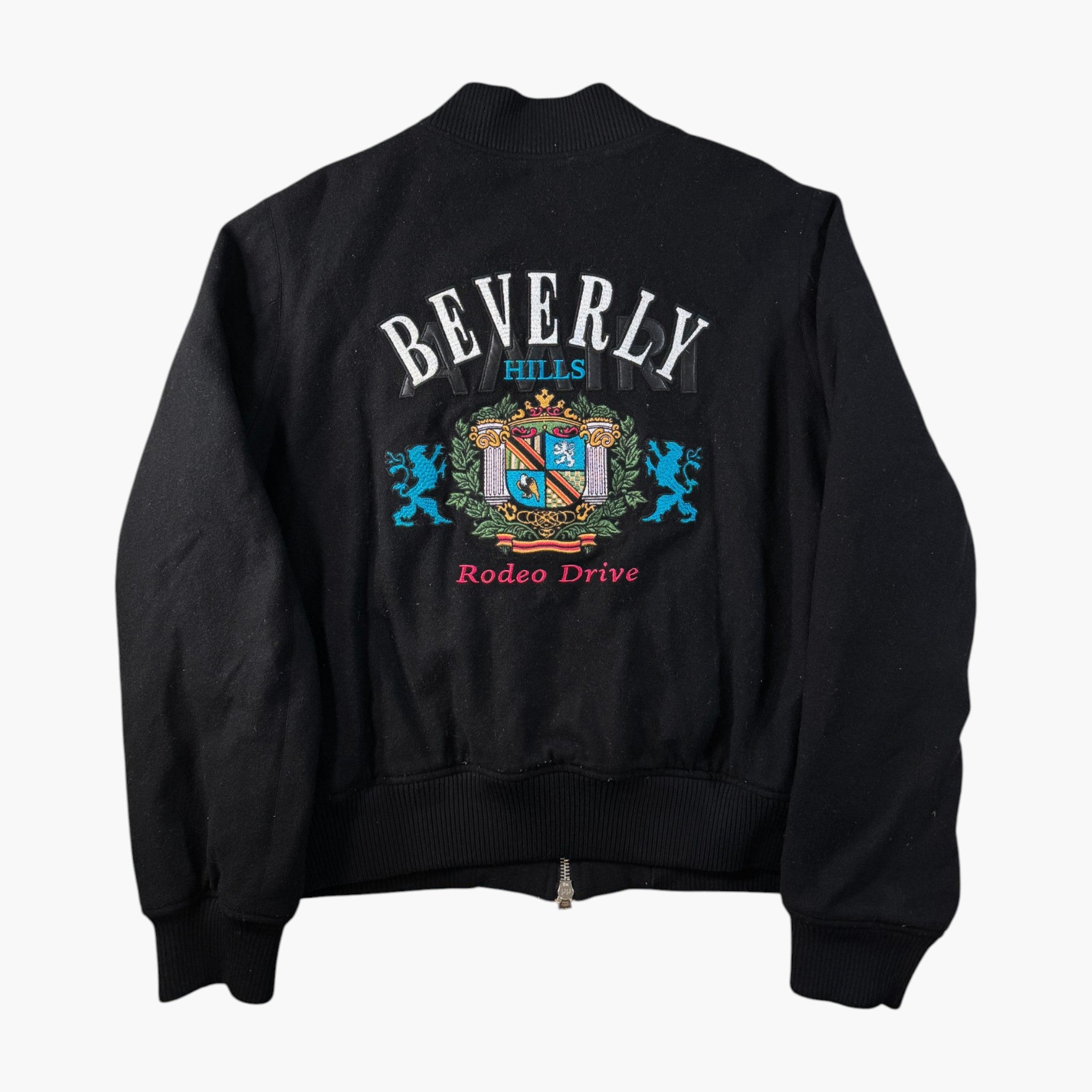 Amiri Multi Beverly Hills Black Varsity Jacket
