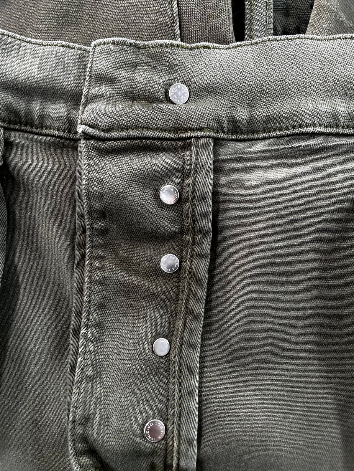 Amiri Patch Olive & Orange Jeans