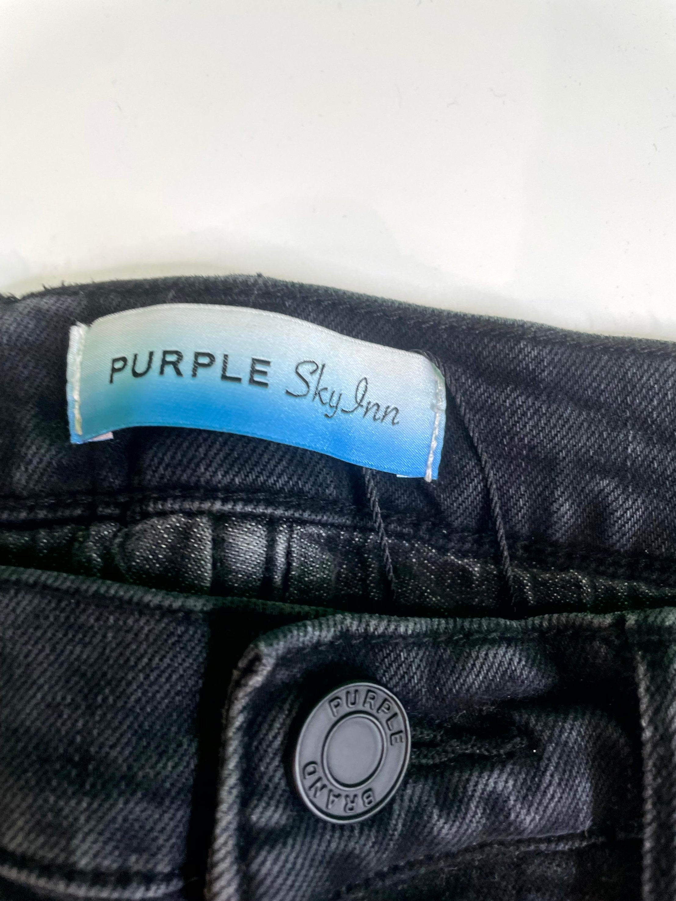 Purple Brand Patchwork Black Wash & Blue Jeans