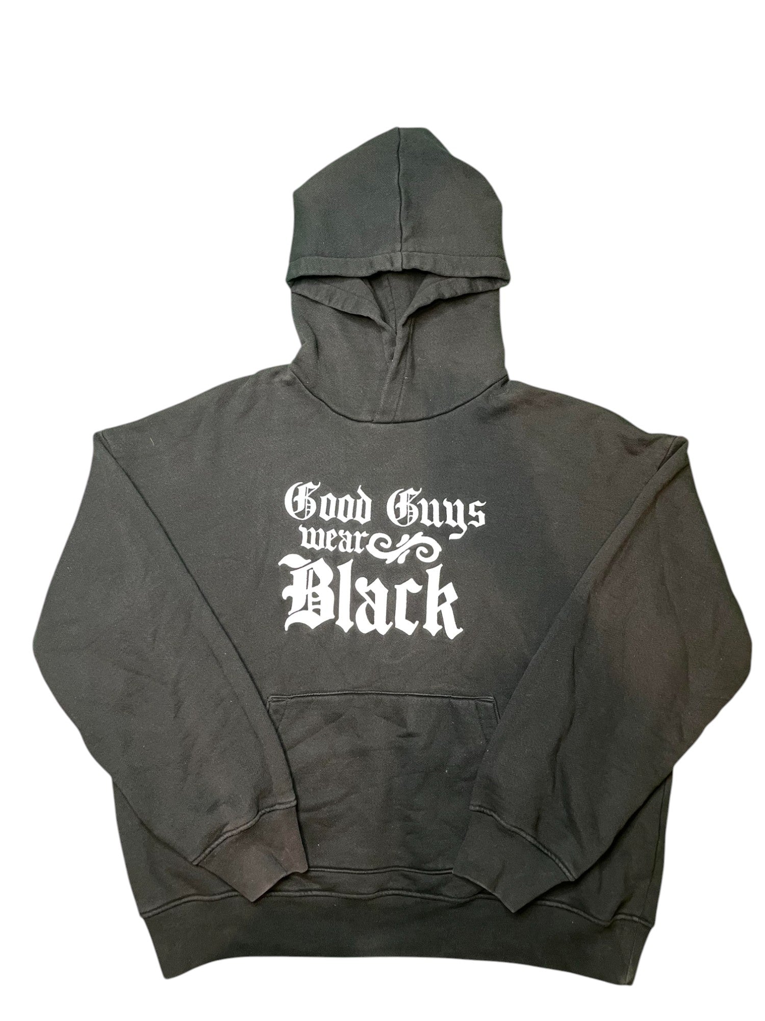 Amiri 'Good Guys Wear Black' Black Hoodie