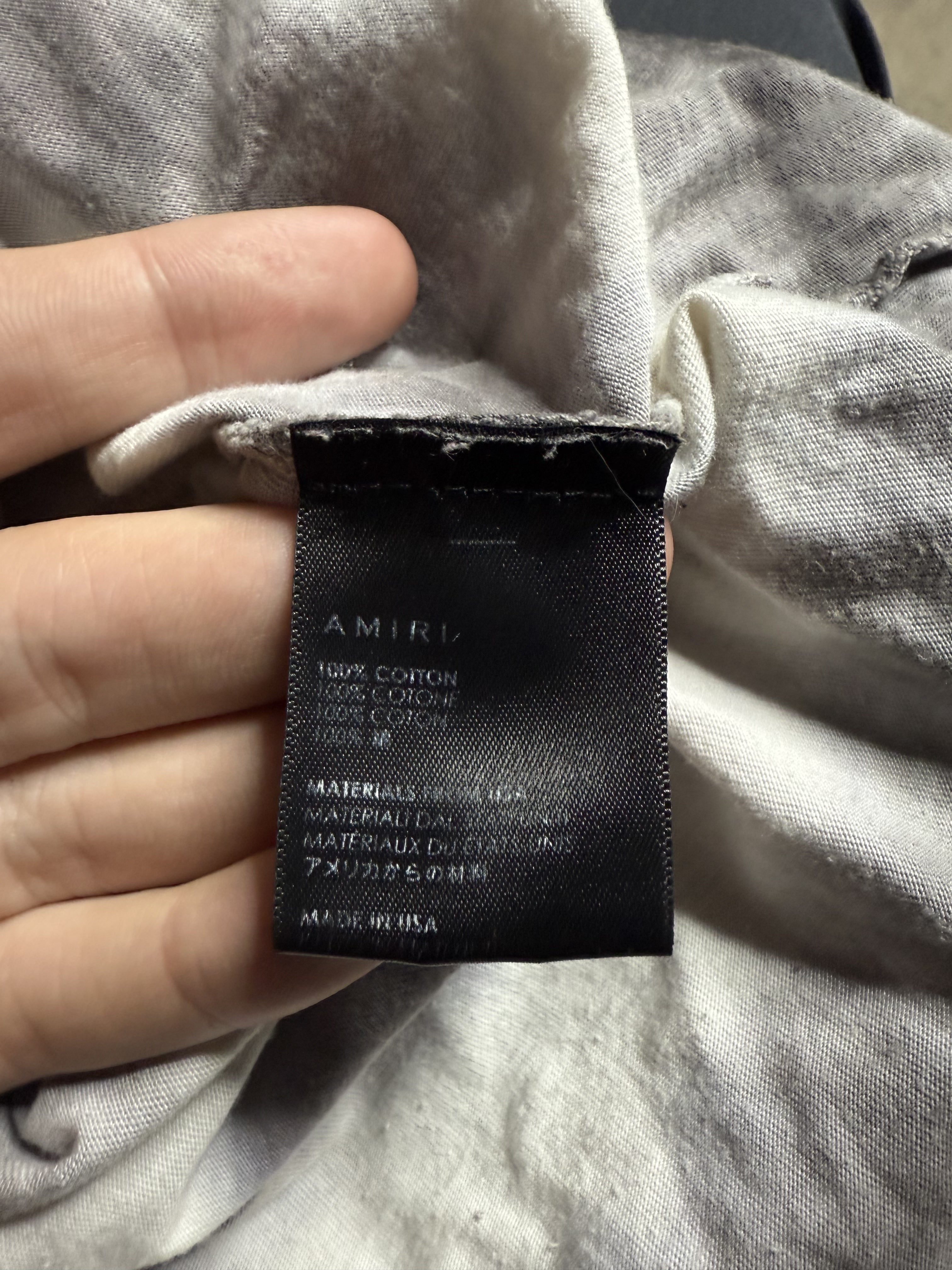 Amiri Chest Logo Tee Tie Dye Used Small