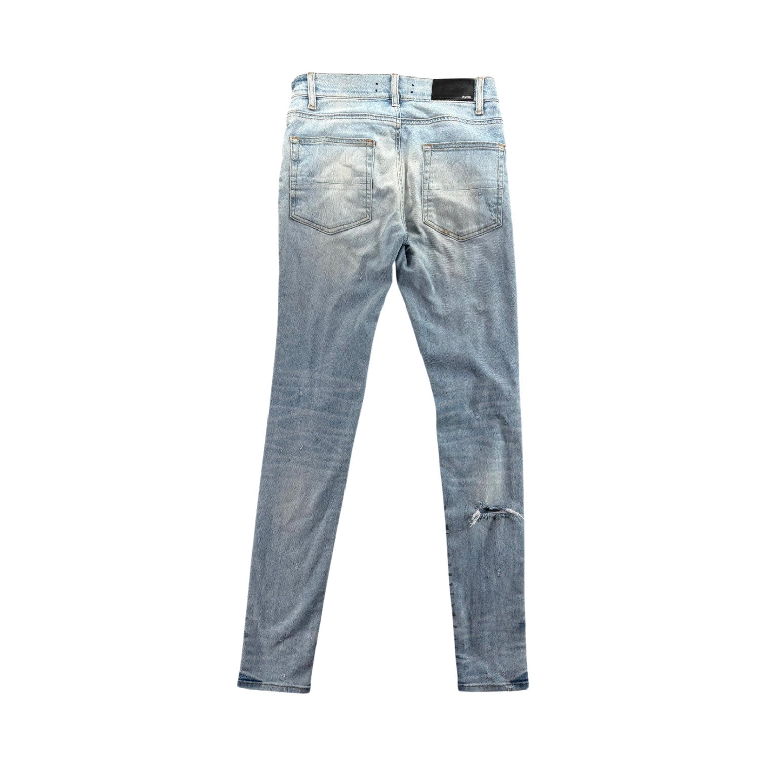 Amiri Cheetah Light Wash Jeans