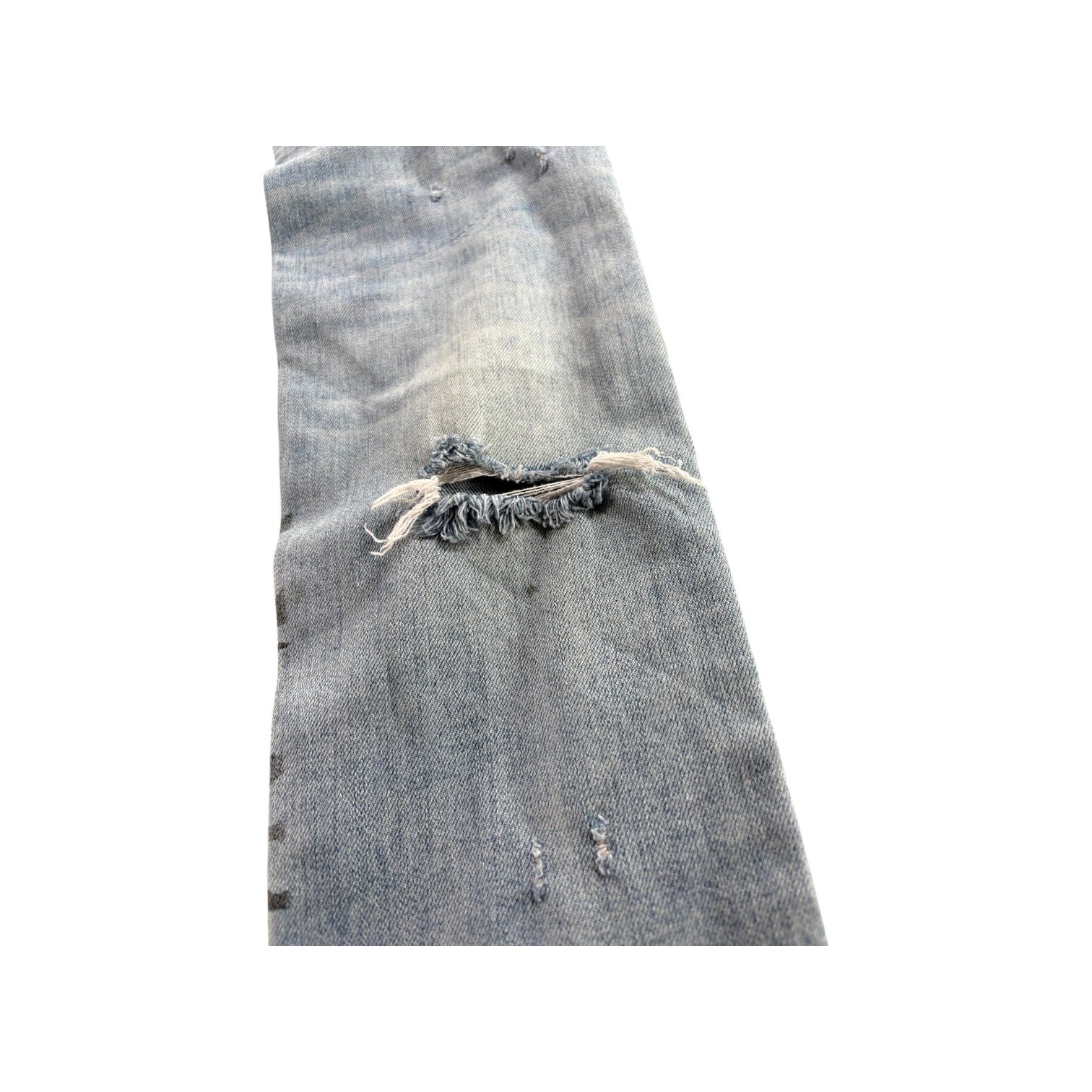 Amiri Cheetah Light Wash Jeans