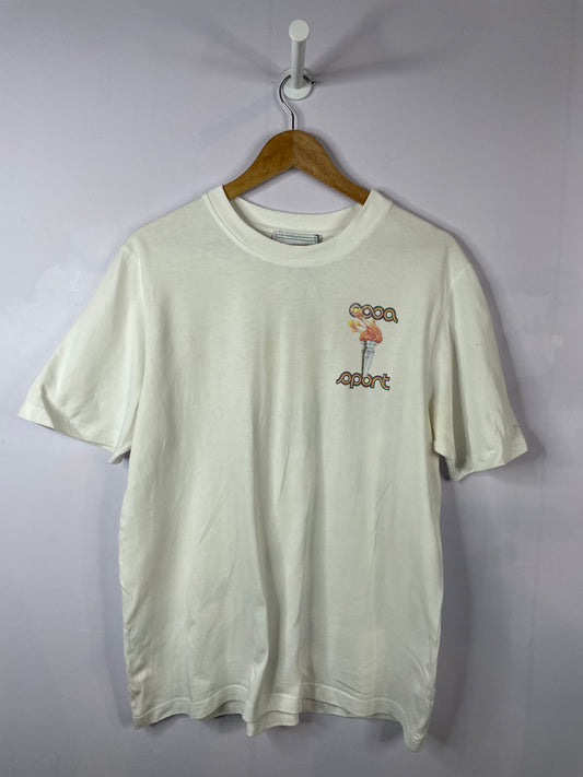 Casablanca Flaming Torch White Tee