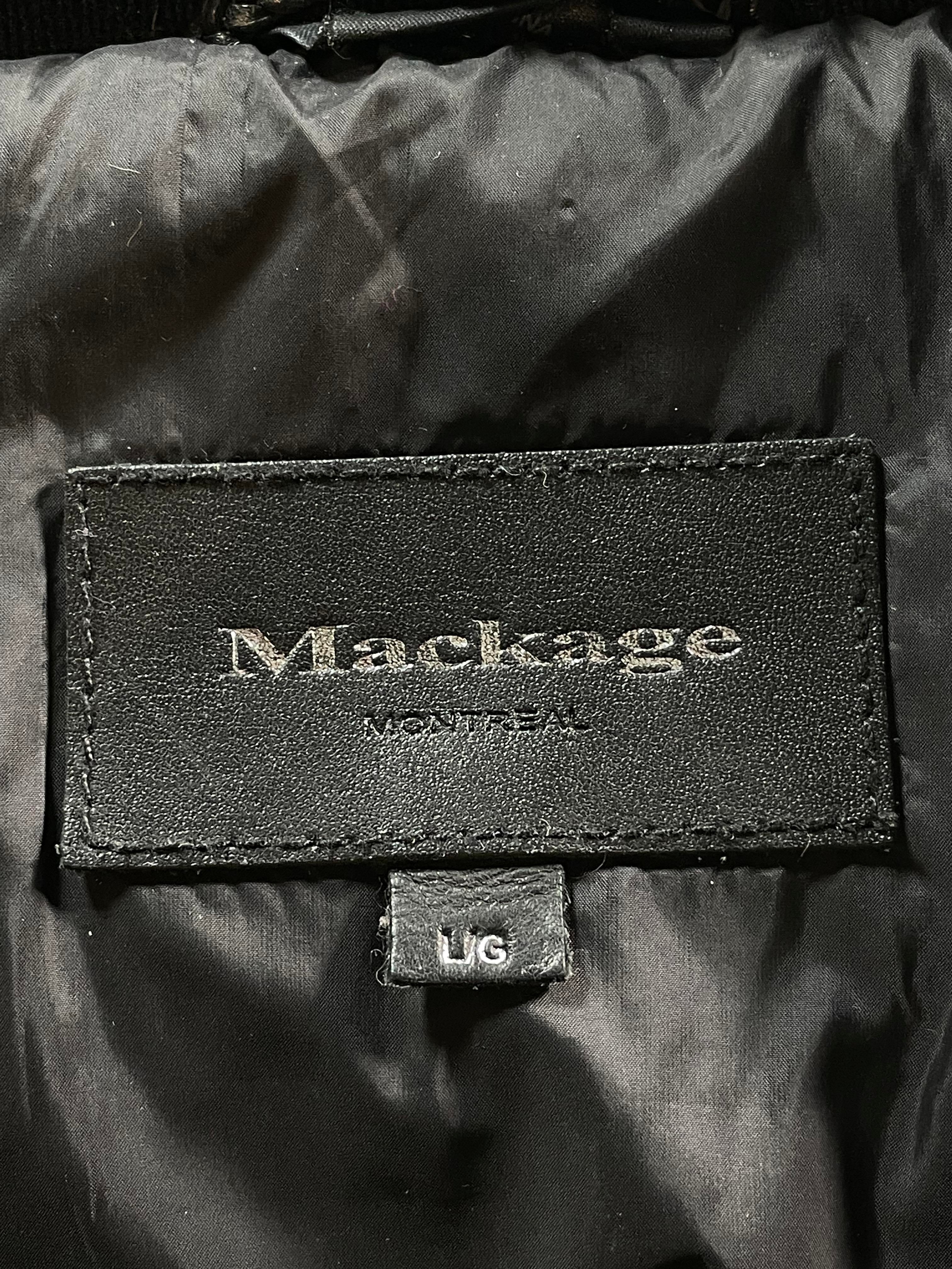 Mackage Adali Black Leather Jacket