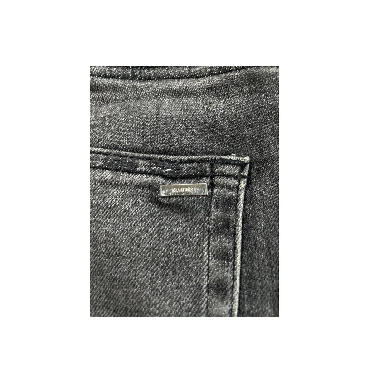Amiri "MX2" Patch Black Wash & Black Jeans