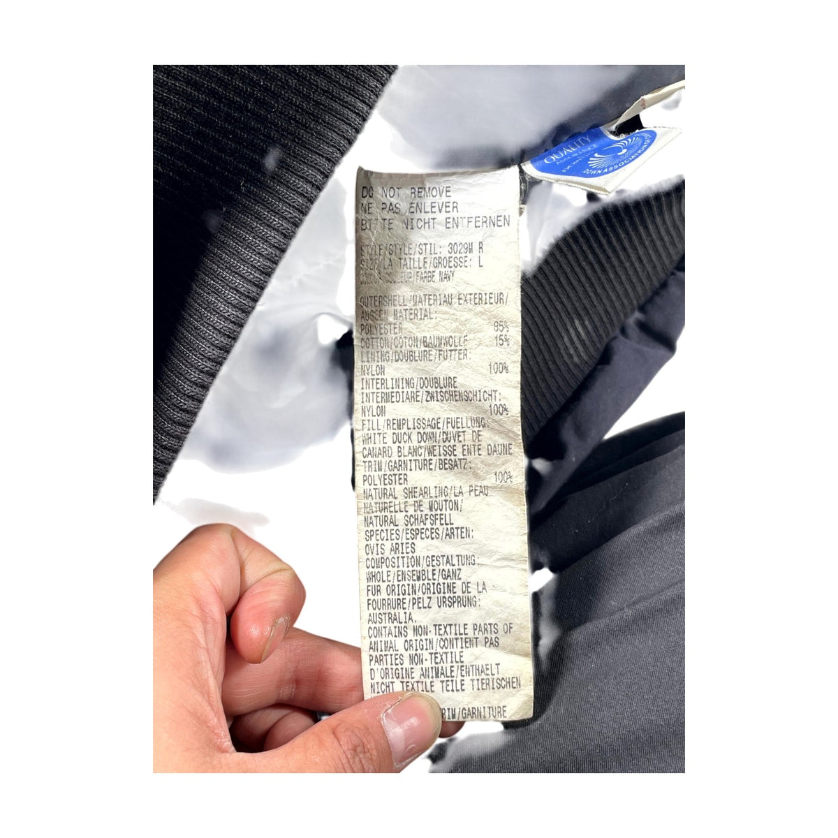 Canada Goose "Aviator" Navy Jacket