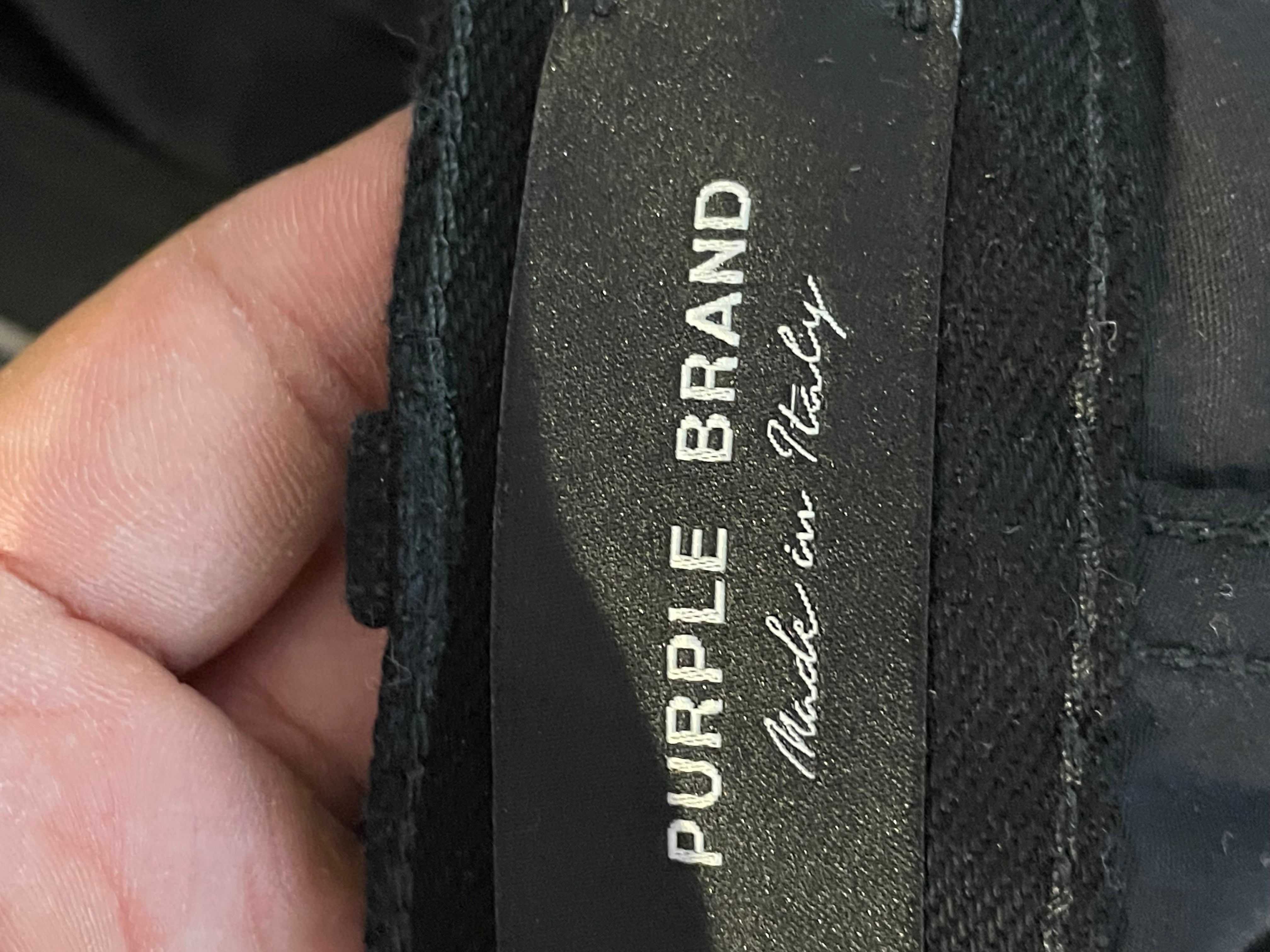 Purple Brand Black Jeans