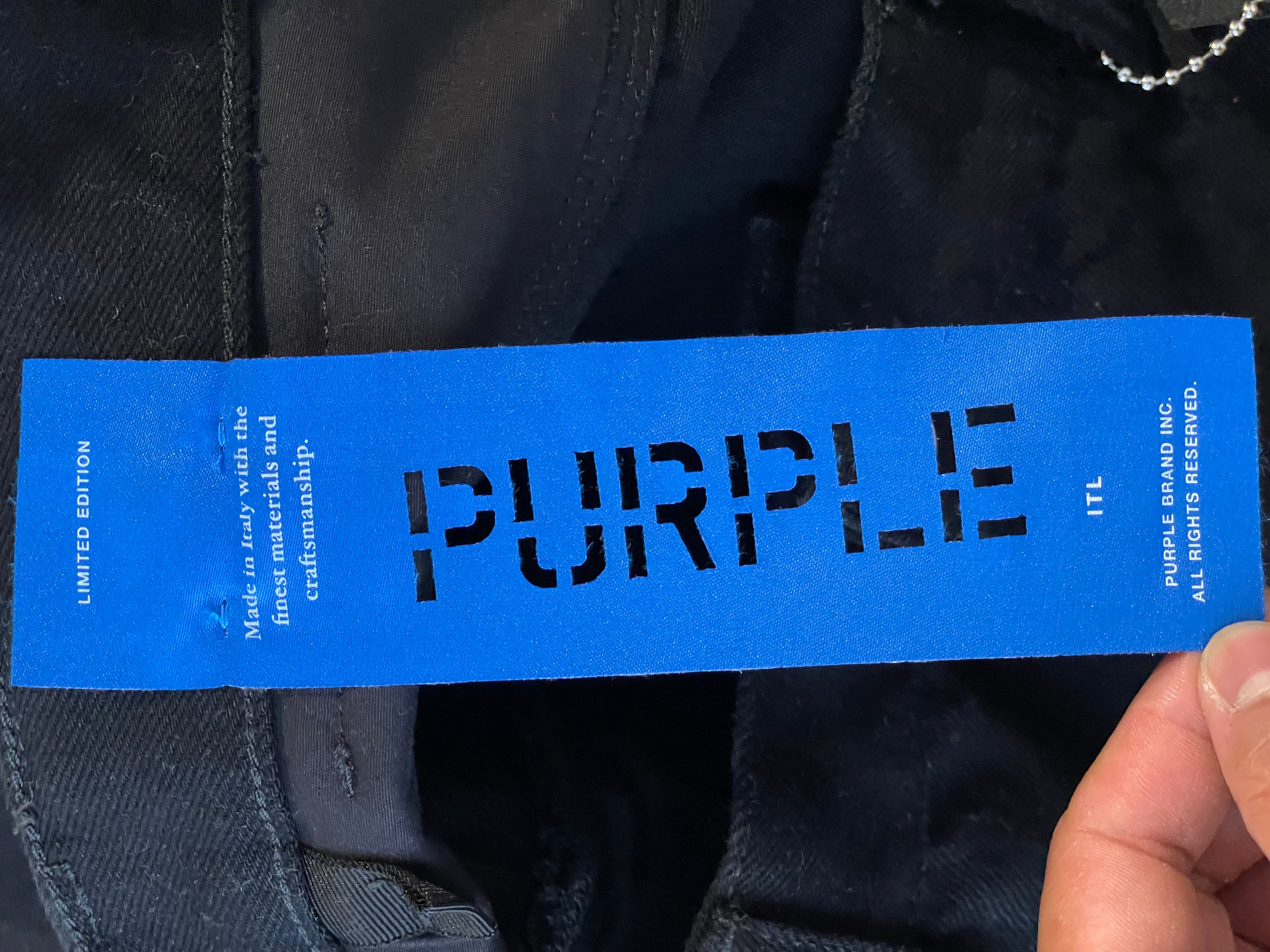 Purple Brand Black Jeans
