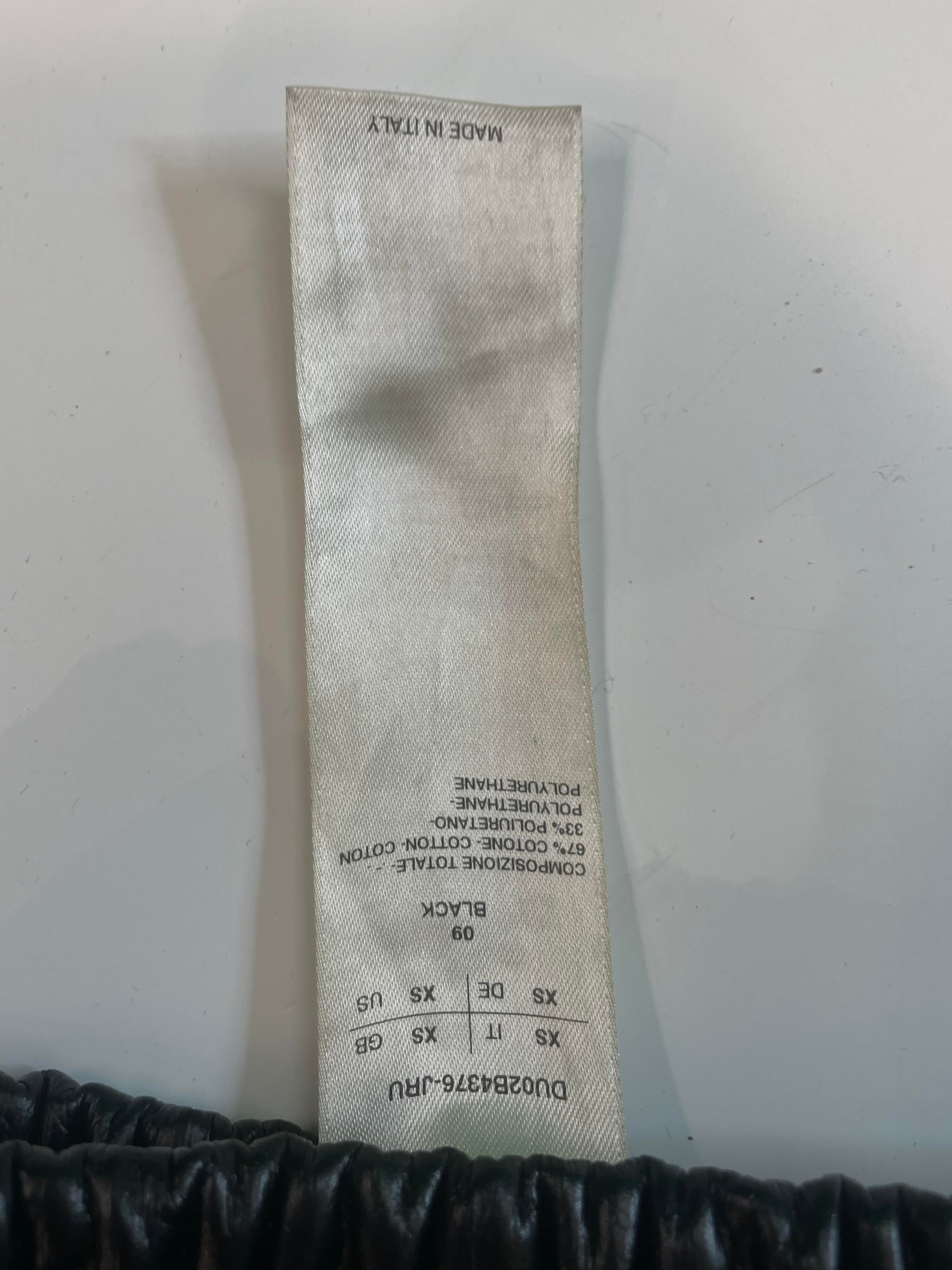 Rick Owens Waxed Creatch Black Cargos