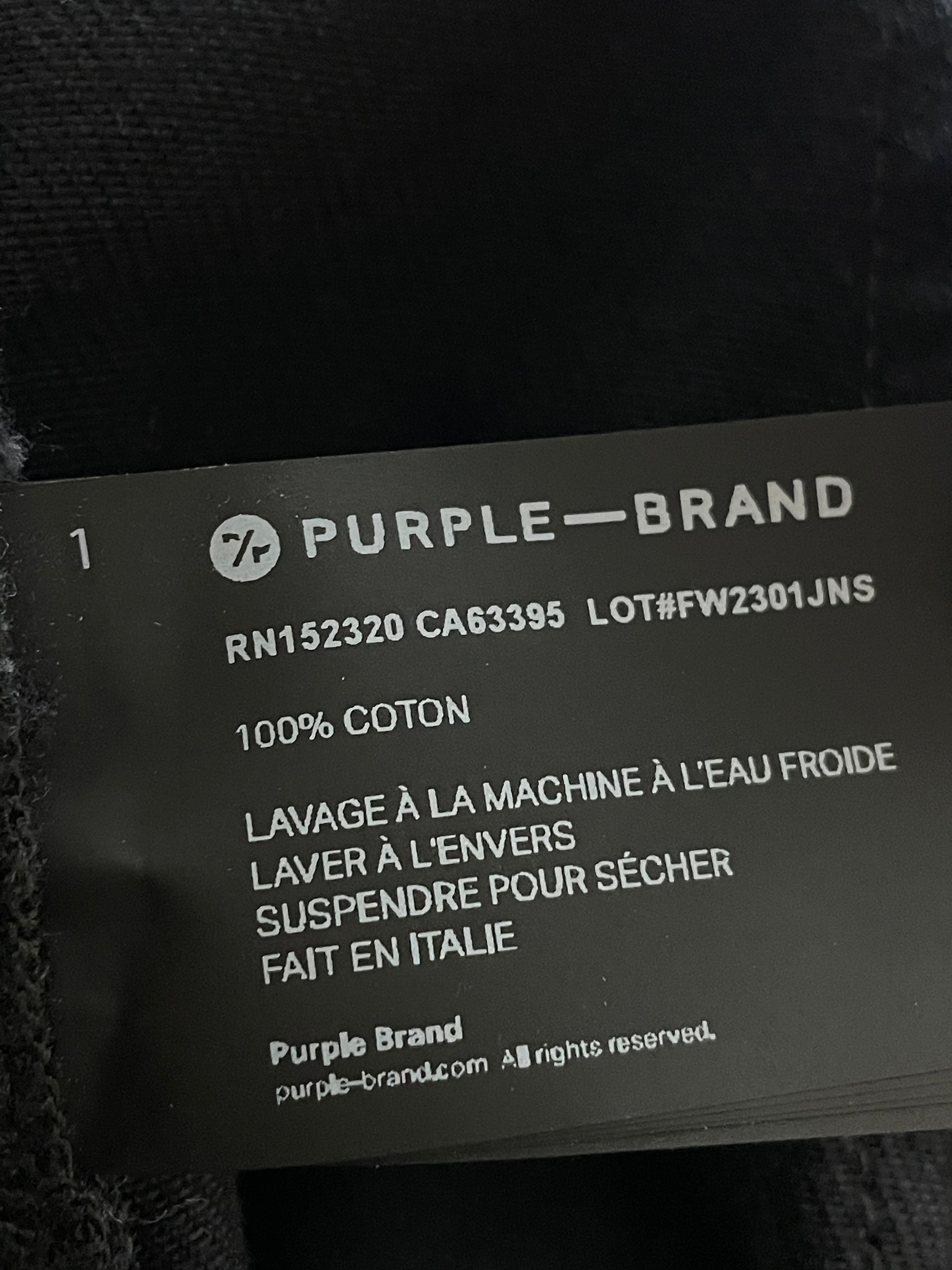 Purple Brand Black Jeans