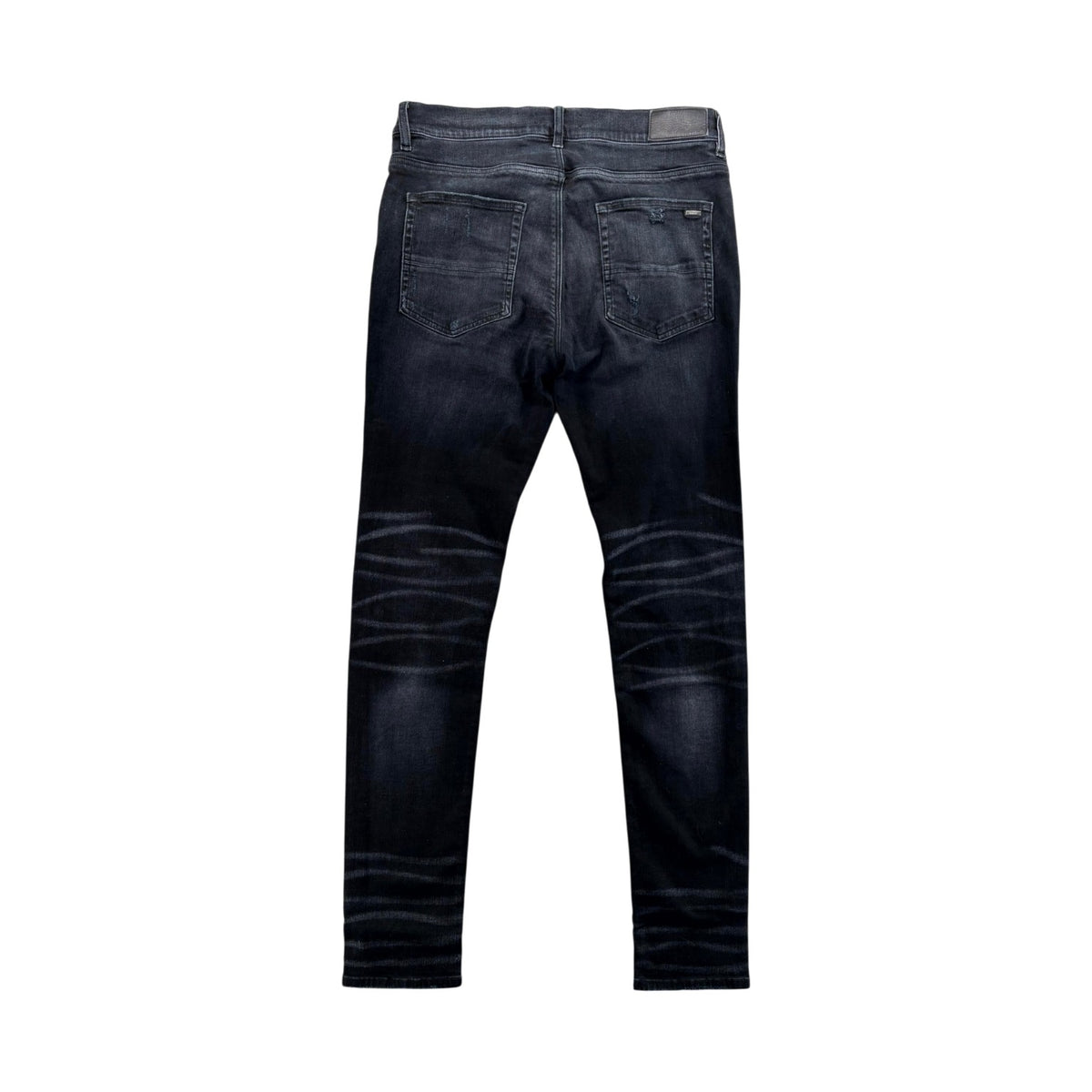 Amiri "MX1" Iridescent Patch Black Jeans