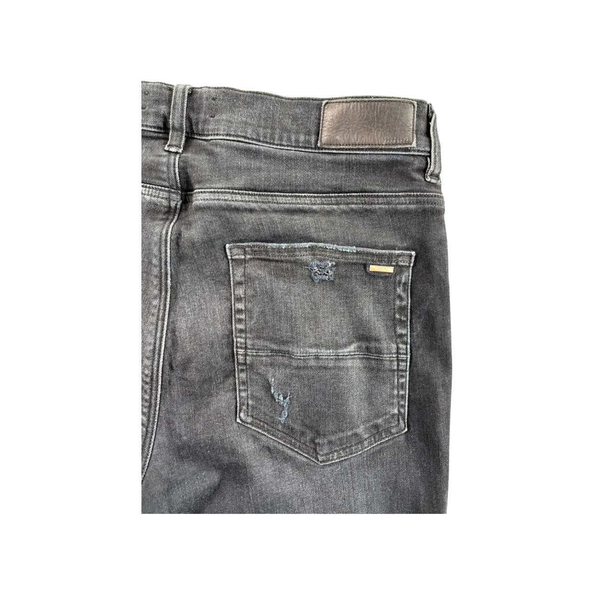 Amiri "MX1" Iridescent Patch Black Jeans
