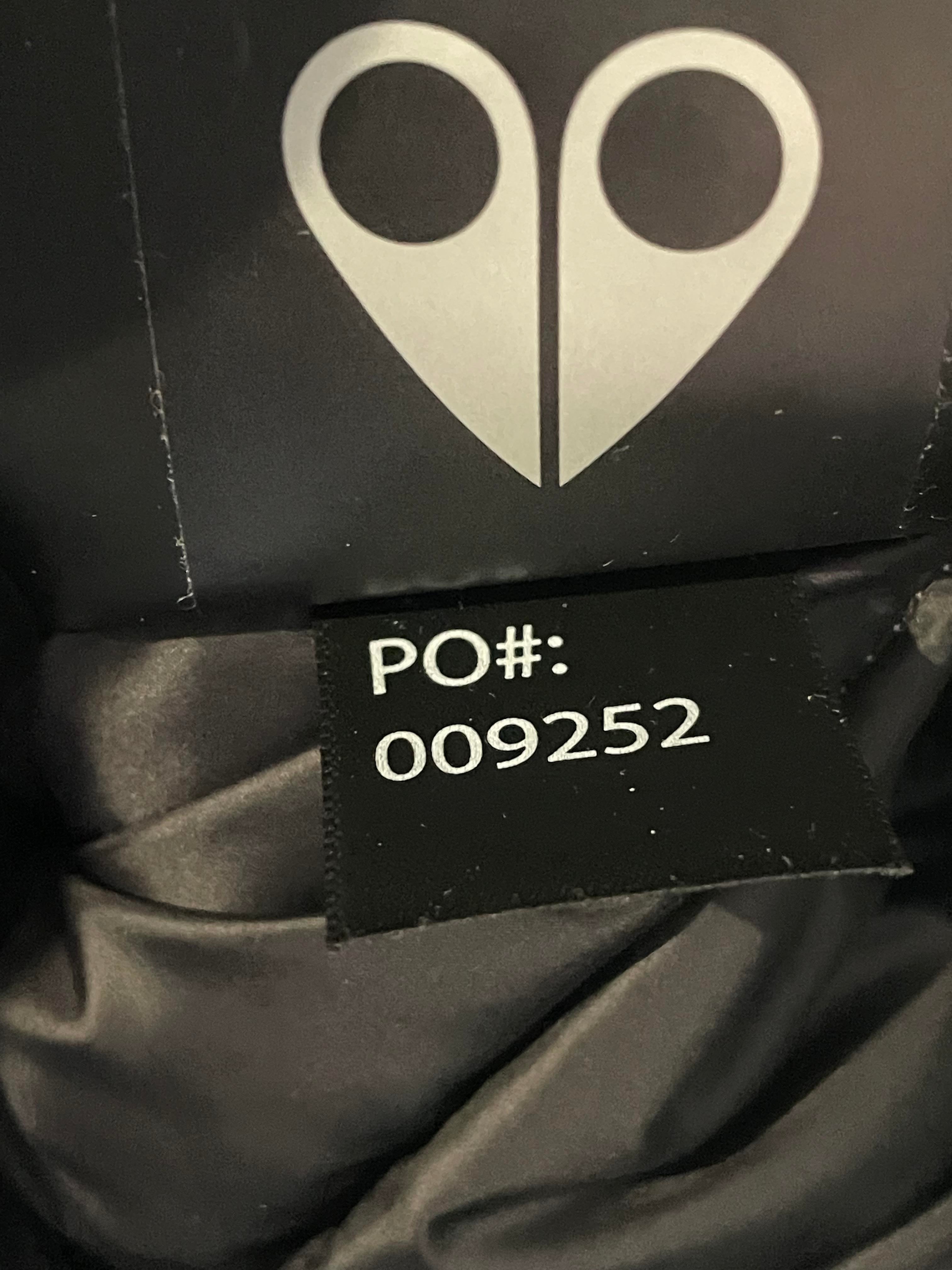 Moose Knuckles Black & Silver Puffer Jacket