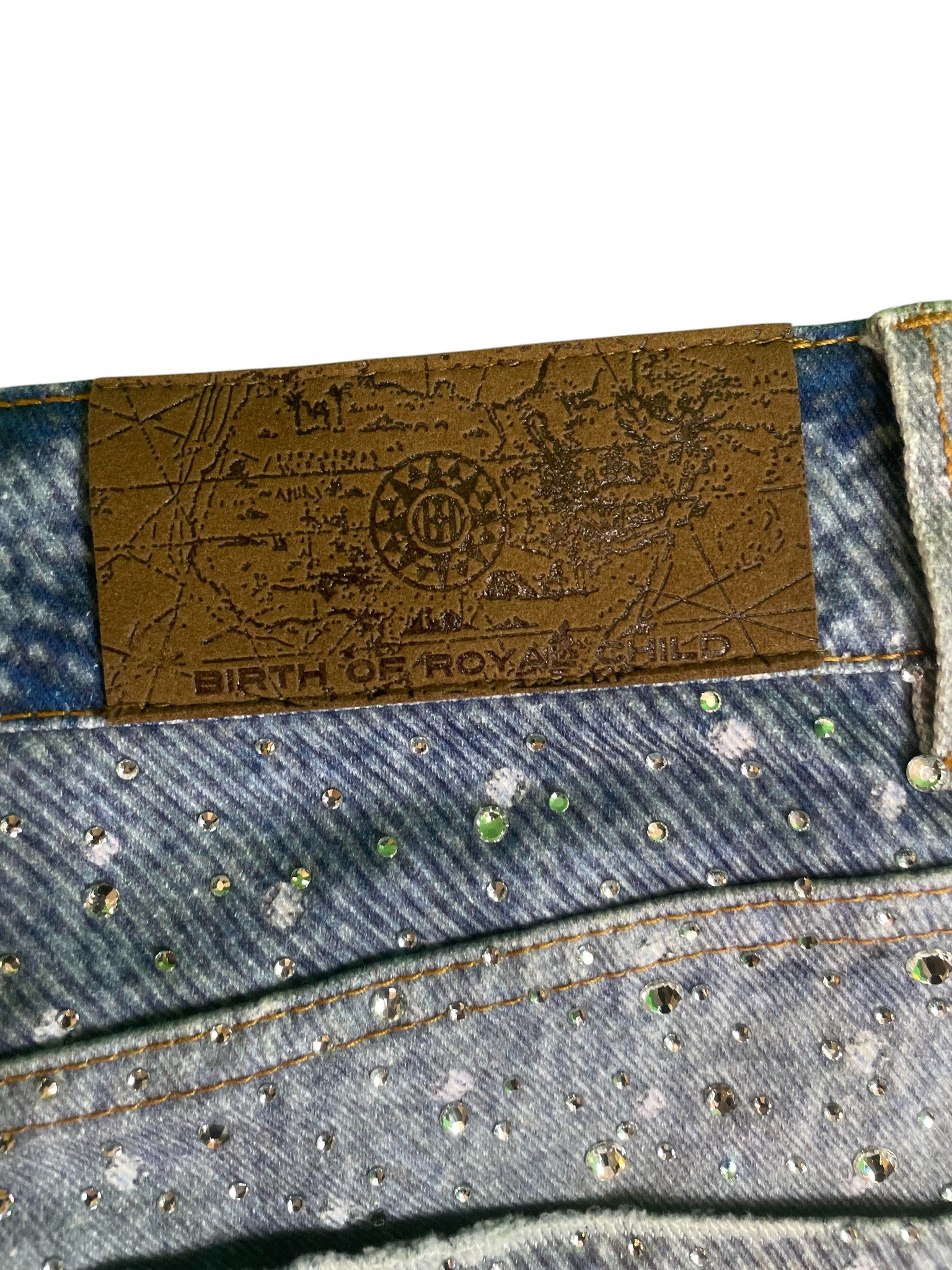 Birth Of A Royal Child 'Boro' Denim Jeans