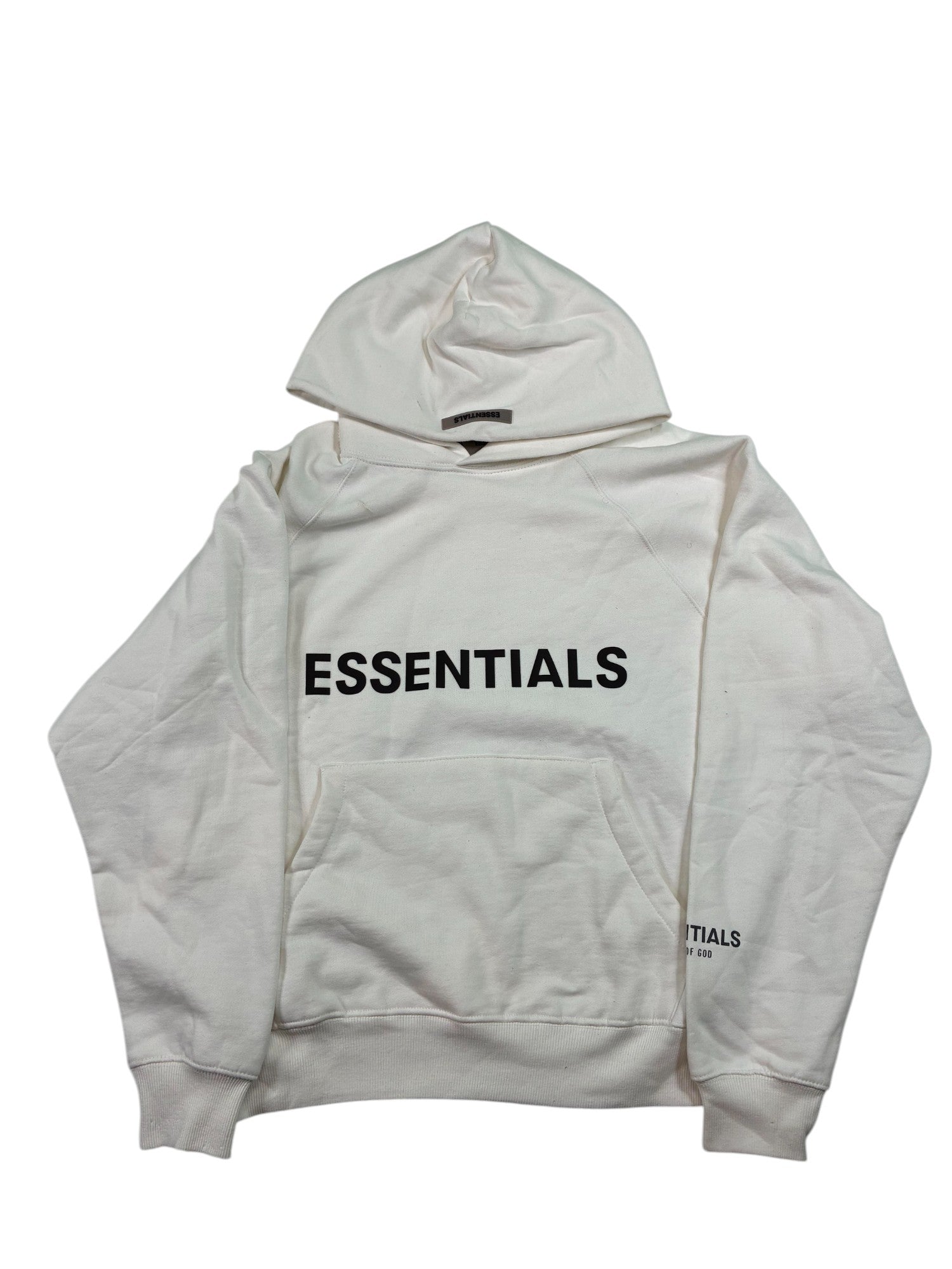 Essentials White Hoodie