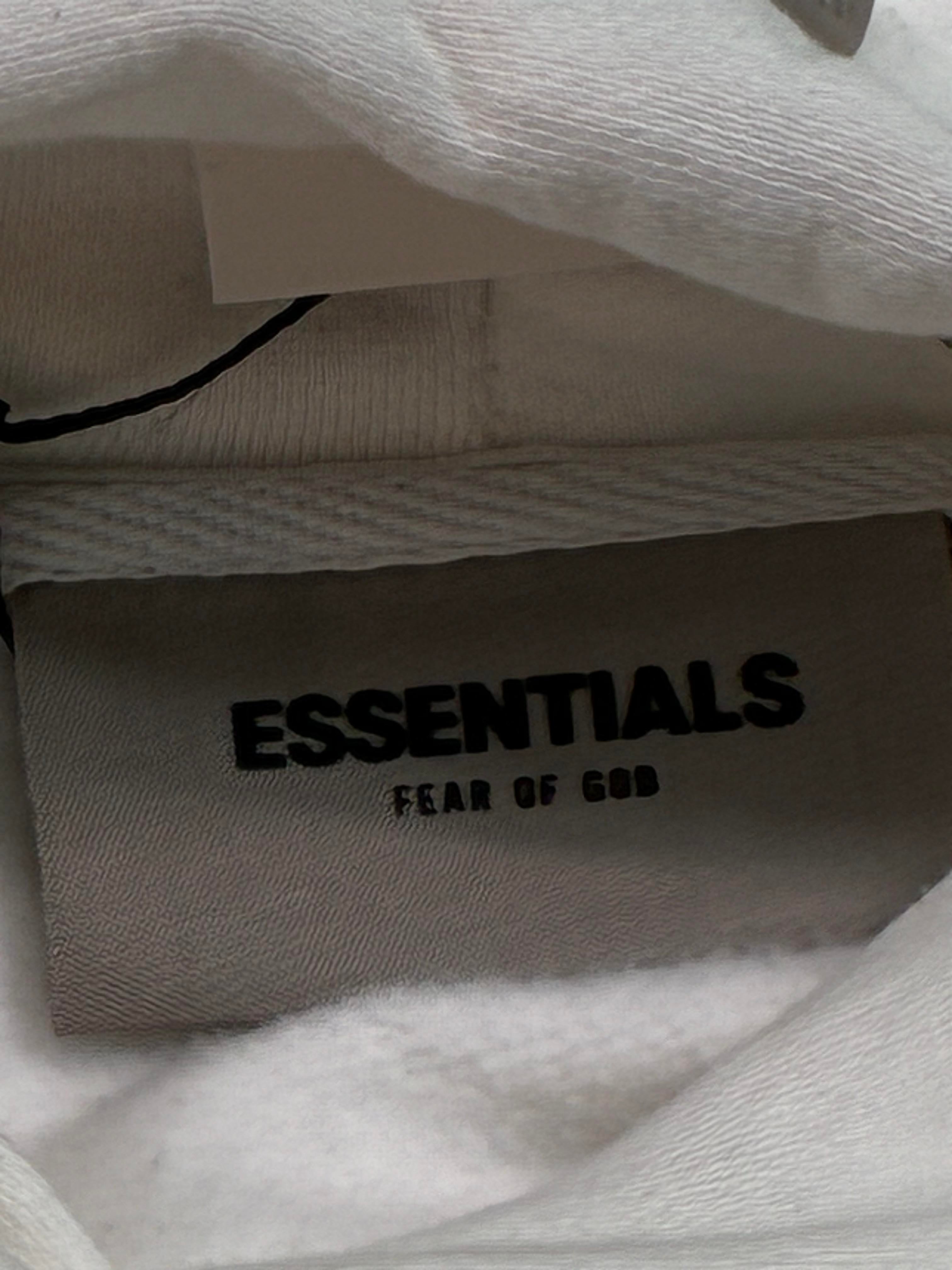 Essentials White Hoodie