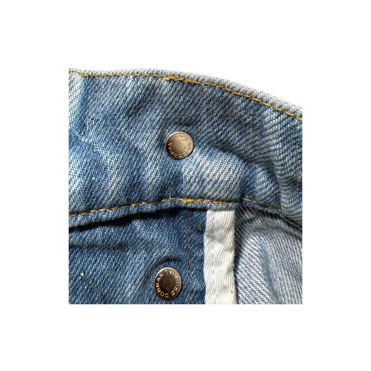 Amiri Distressed Denim Double Knee Light Wash Jeans