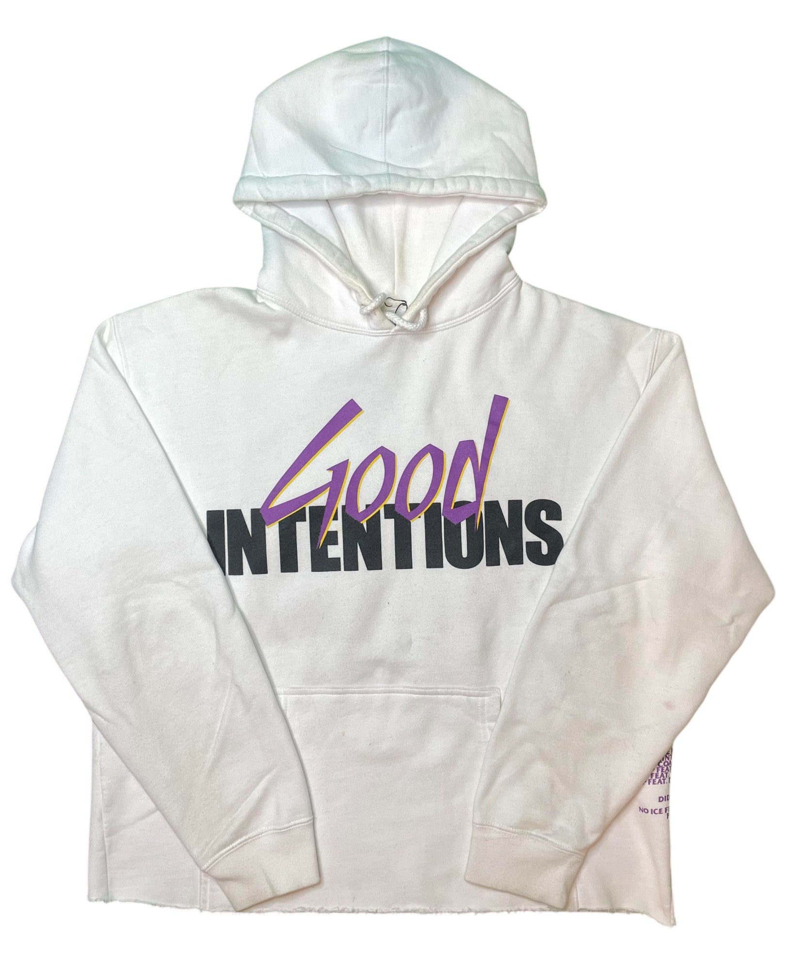 VLONE Good Intentions Hoodie White