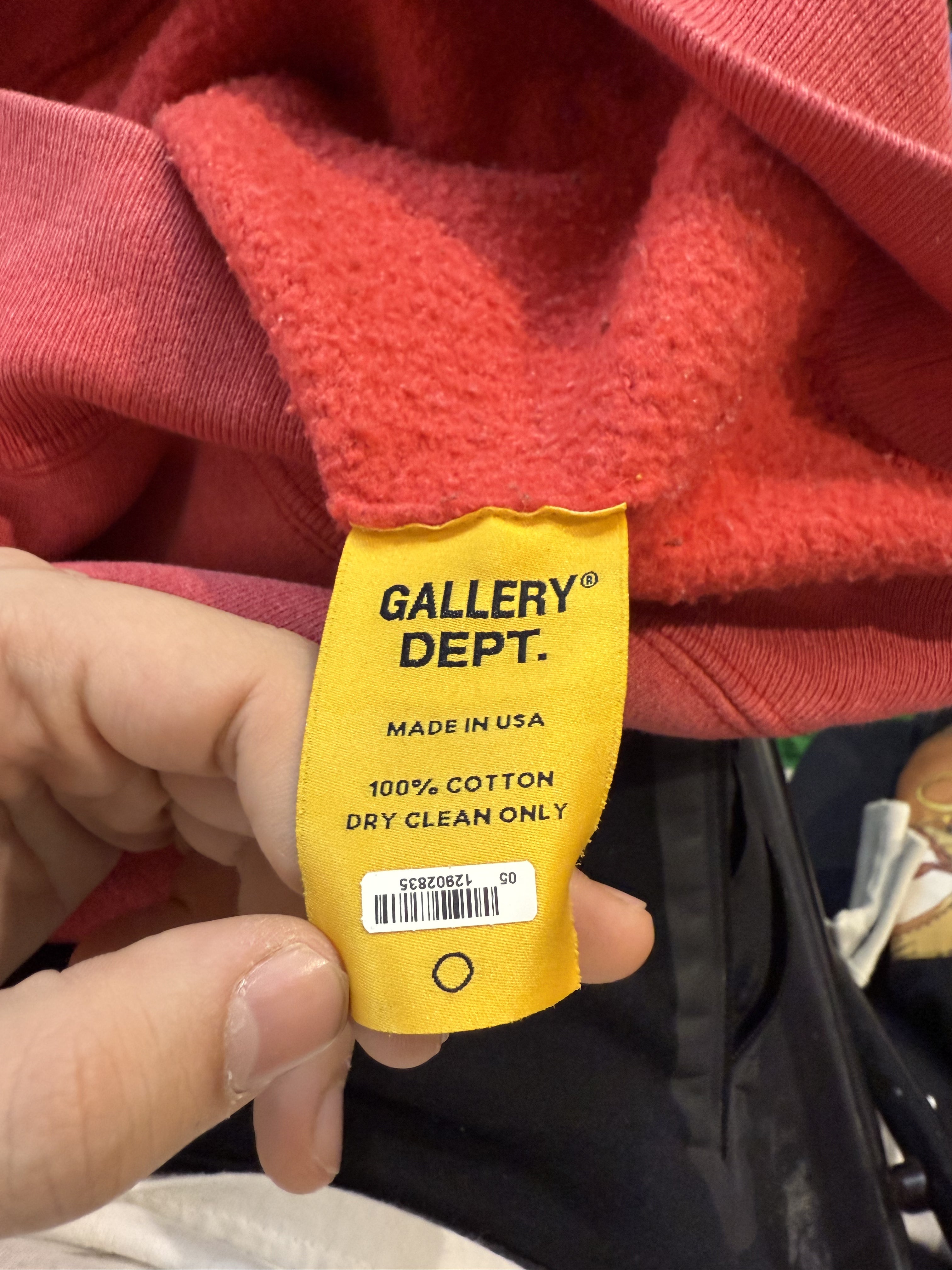 Gallery Dept Hoodie Red Small Used